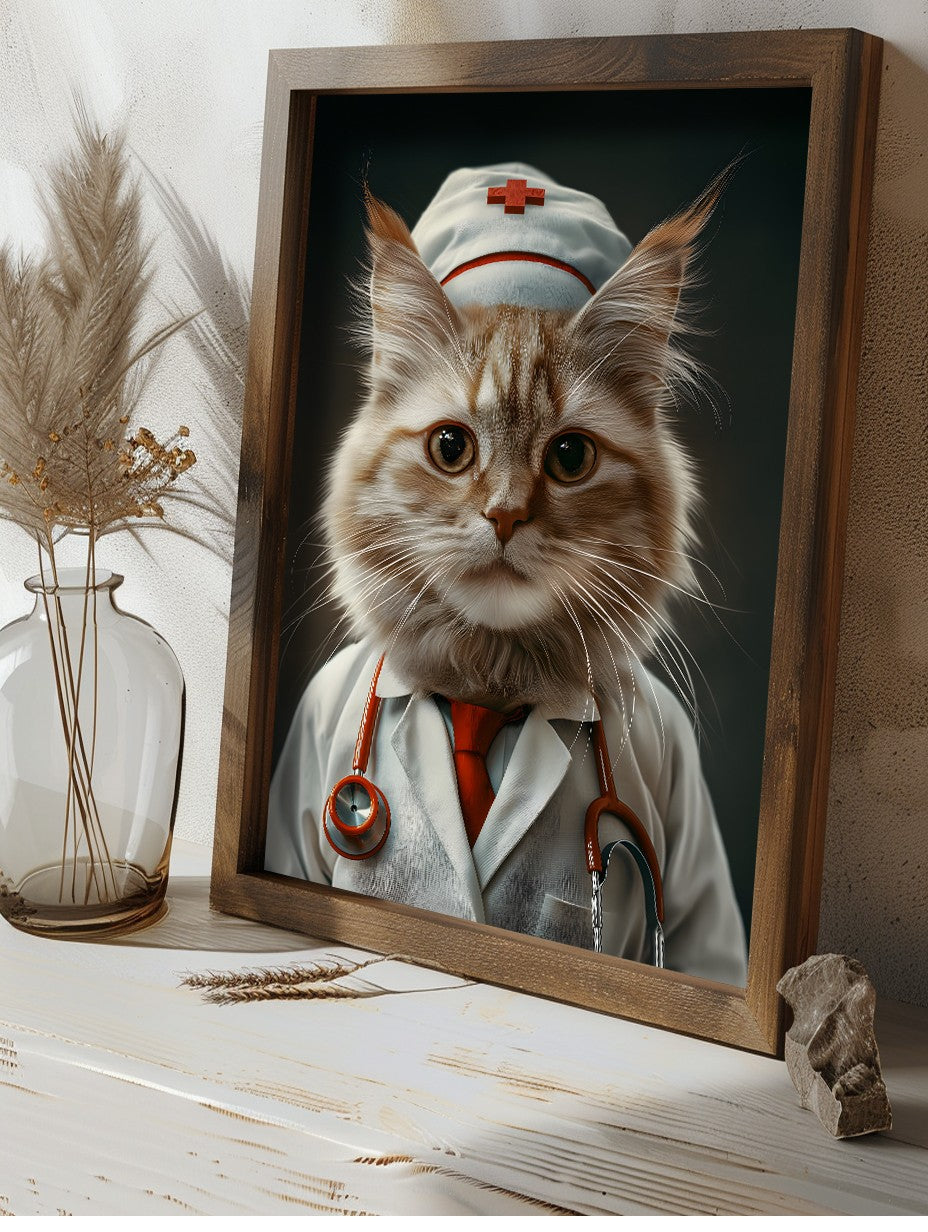 Quadro Decorativo MDF Emoldurado Multicolor 35x47cm - Impressão UV em Madeira de Pinho