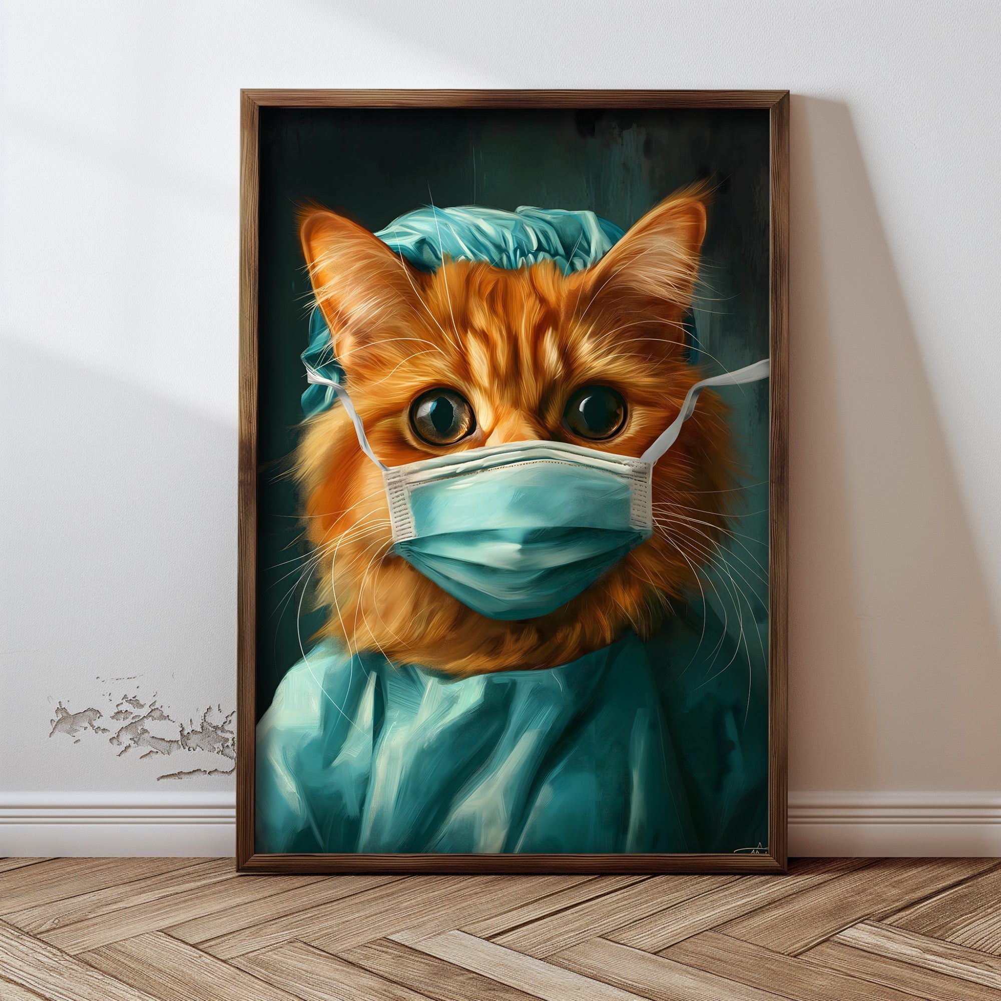 Quadro Decorativo MDF Emoldurado Multicolor 35x47cm - Impressão UV em Madeira de Pinho