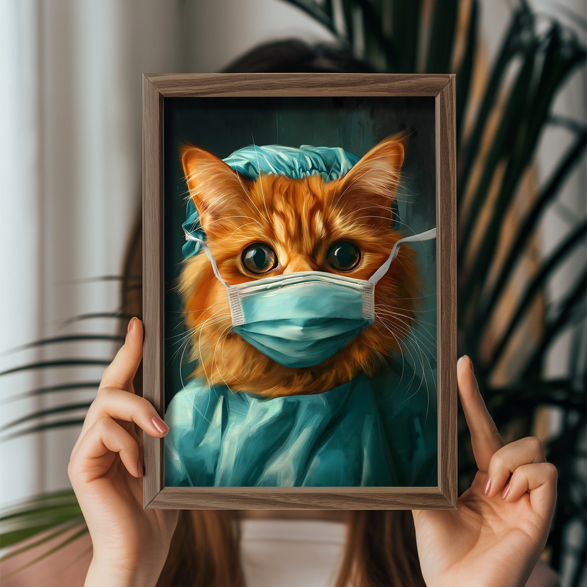 Quadro Decorativo MDF Emoldurado Multicolor 35x47cm - Impressão UV em Madeira de Pinho