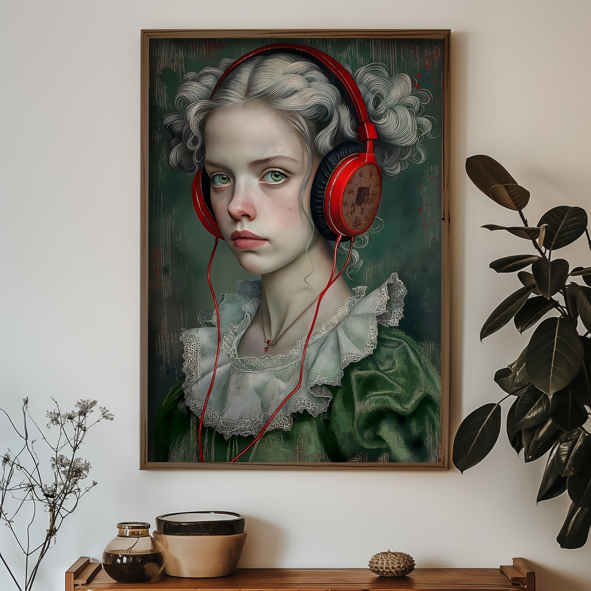 Quadro Decorativo MDF Emoldurado Multicolor 35x47cm - Impressão UV em Madeira de Pinho