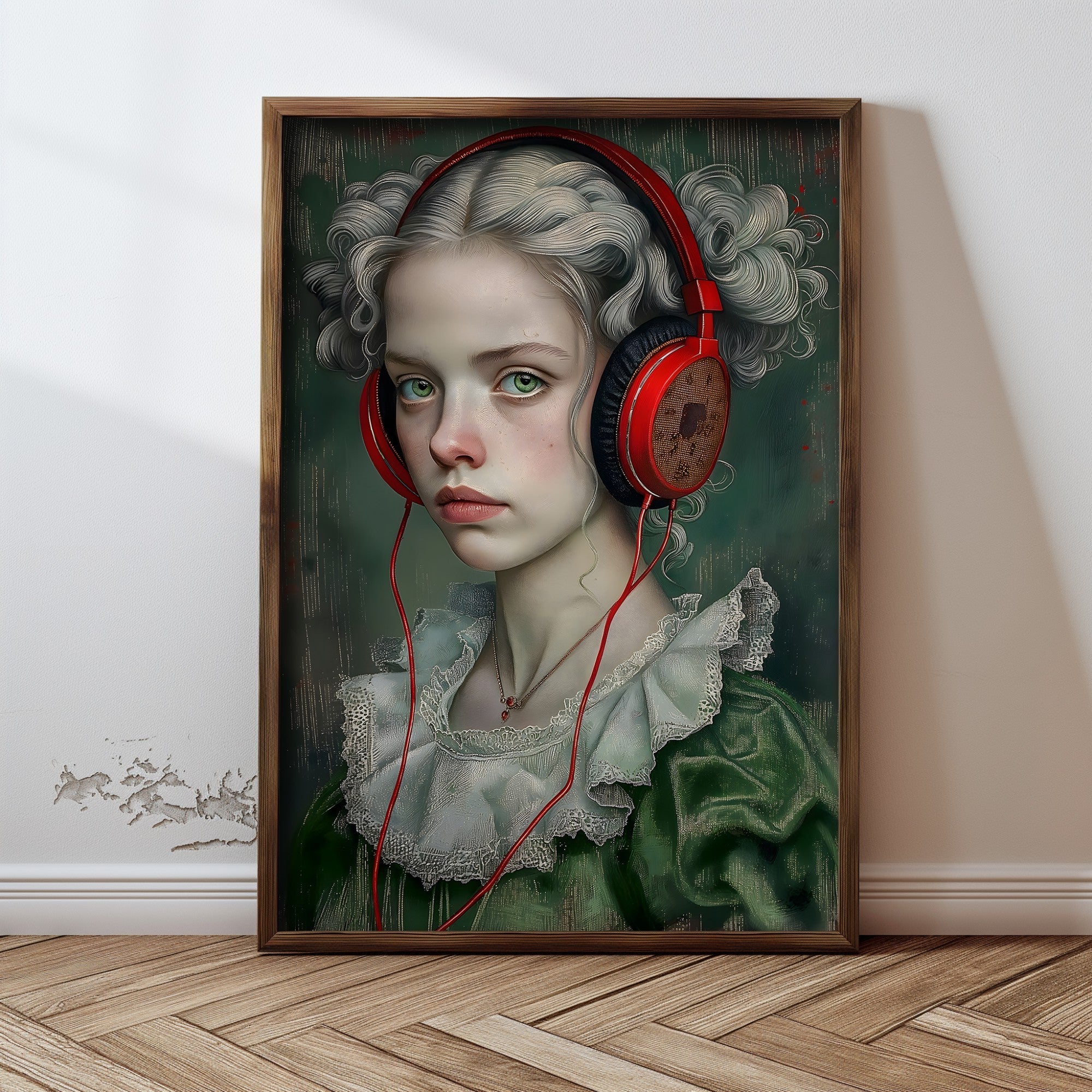 Quadro Decorativo MDF Emoldurado Multicolor 35x47cm - Impressão UV em Madeira de Pinho