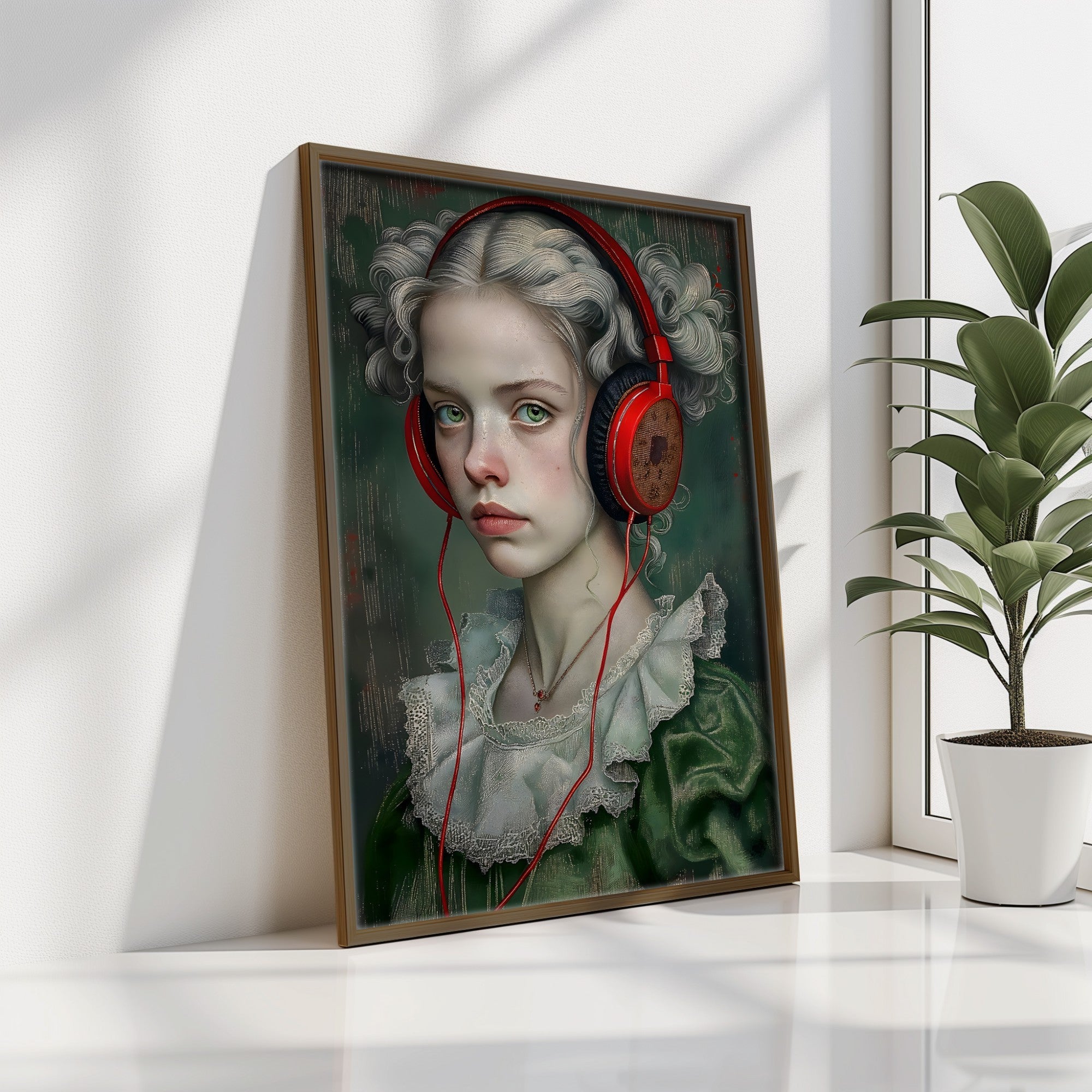 Quadro Decorativo MDF Emoldurado Multicolor 35x47cm - Impressão UV em Madeira de Pinho