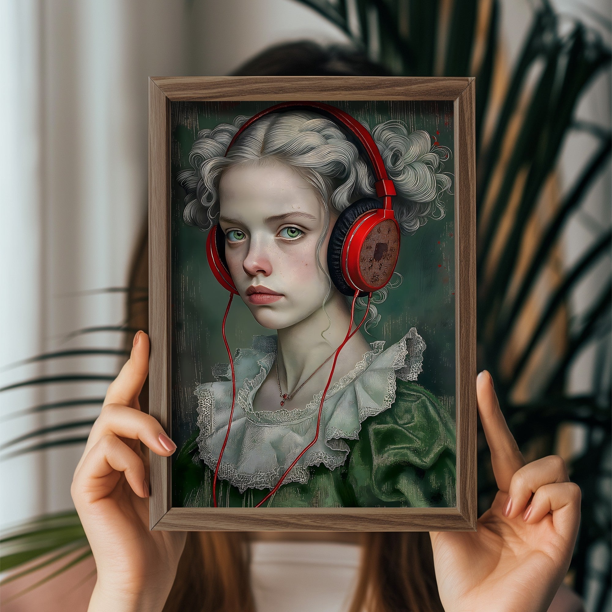 Quadro Decorativo MDF Emoldurado Multicolor 35x47cm - Impressão UV em Madeira de Pinho