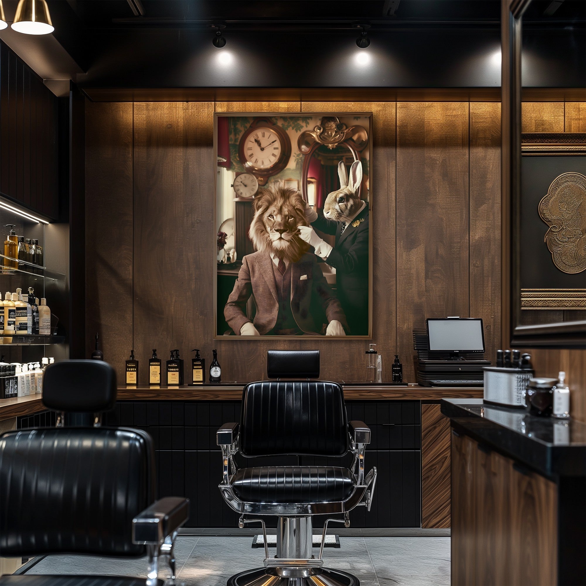 Quadro Decorativo MDF Emoldurado Multicolor 35x47cm - Impressão UV em Madeira de Pinho