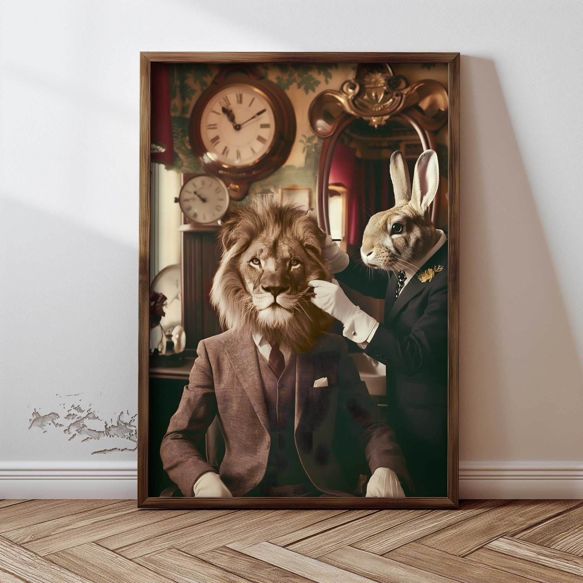 Quadro Decorativo MDF Emoldurado Multicolor 35x47cm - Impressão UV em Madeira de Pinho