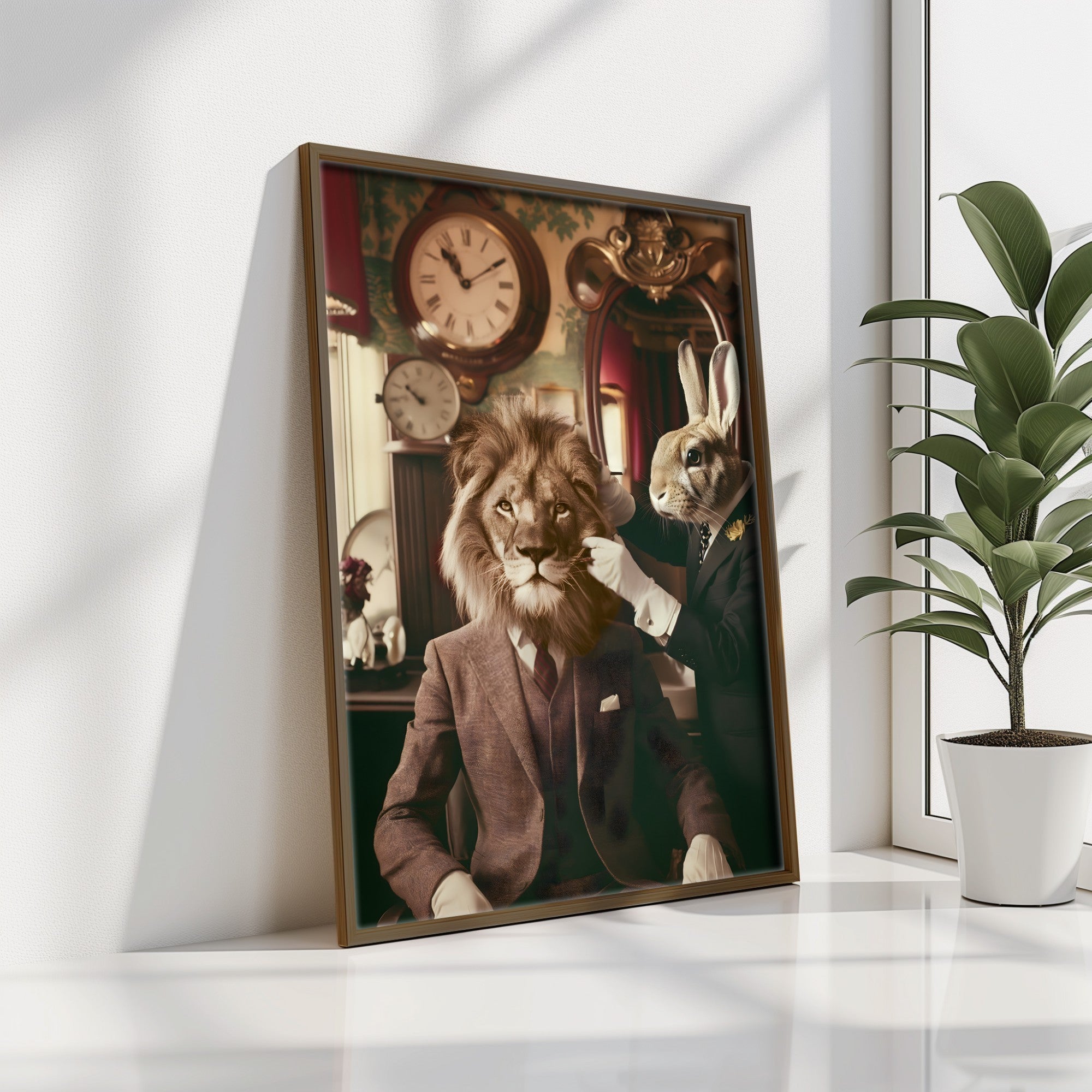 Quadro Decorativo MDF Emoldurado Multicolor 35x47cm - Impressão UV em Madeira de Pinho