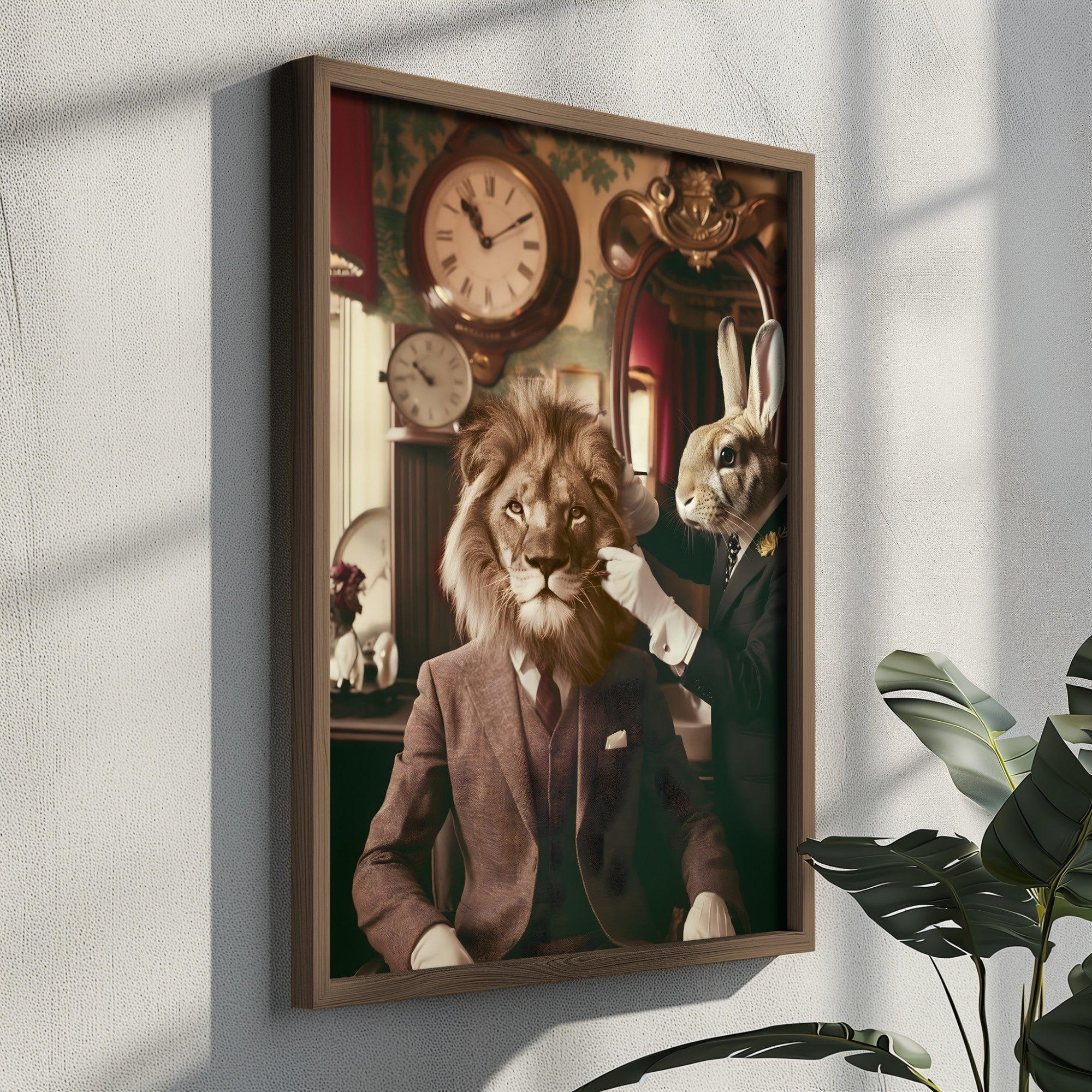 Quadro Decorativo MDF Emoldurado Multicolor 35x47cm - Impressão UV em Madeira de Pinho