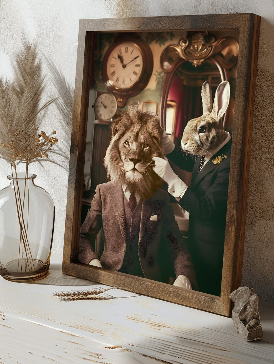 Quadro Decorativo MDF Emoldurado Multicolor 35x47cm - Impressão UV em Madeira de Pinho