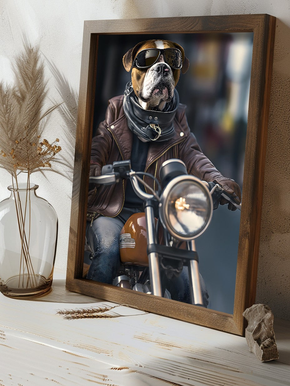 Quadro Decorativo MDF Emoldurado Multicolor 35x47cm - Impressão UV em Madeira de Pinho