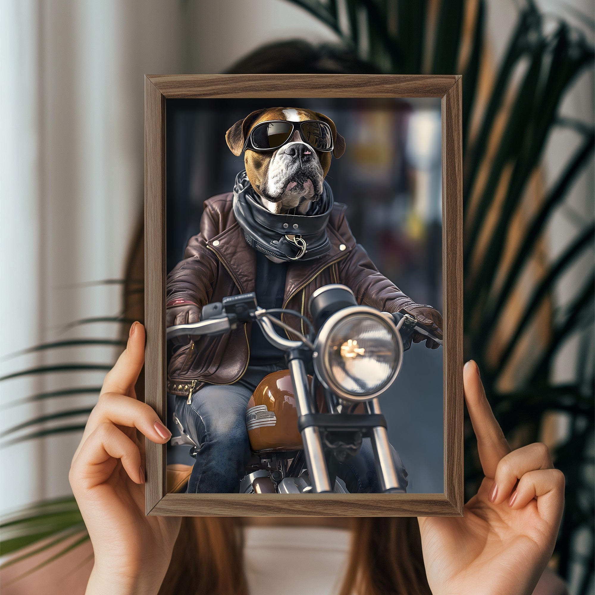 Quadro Decorativo MDF Emoldurado Multicolor 35x47cm - Impressão UV em Madeira de Pinho