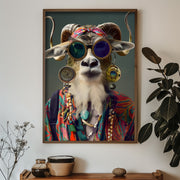 Quadro Decorativo MDF Emoldurado Multicolor 35x47cm - Impressão UV em Madeira de Pinho