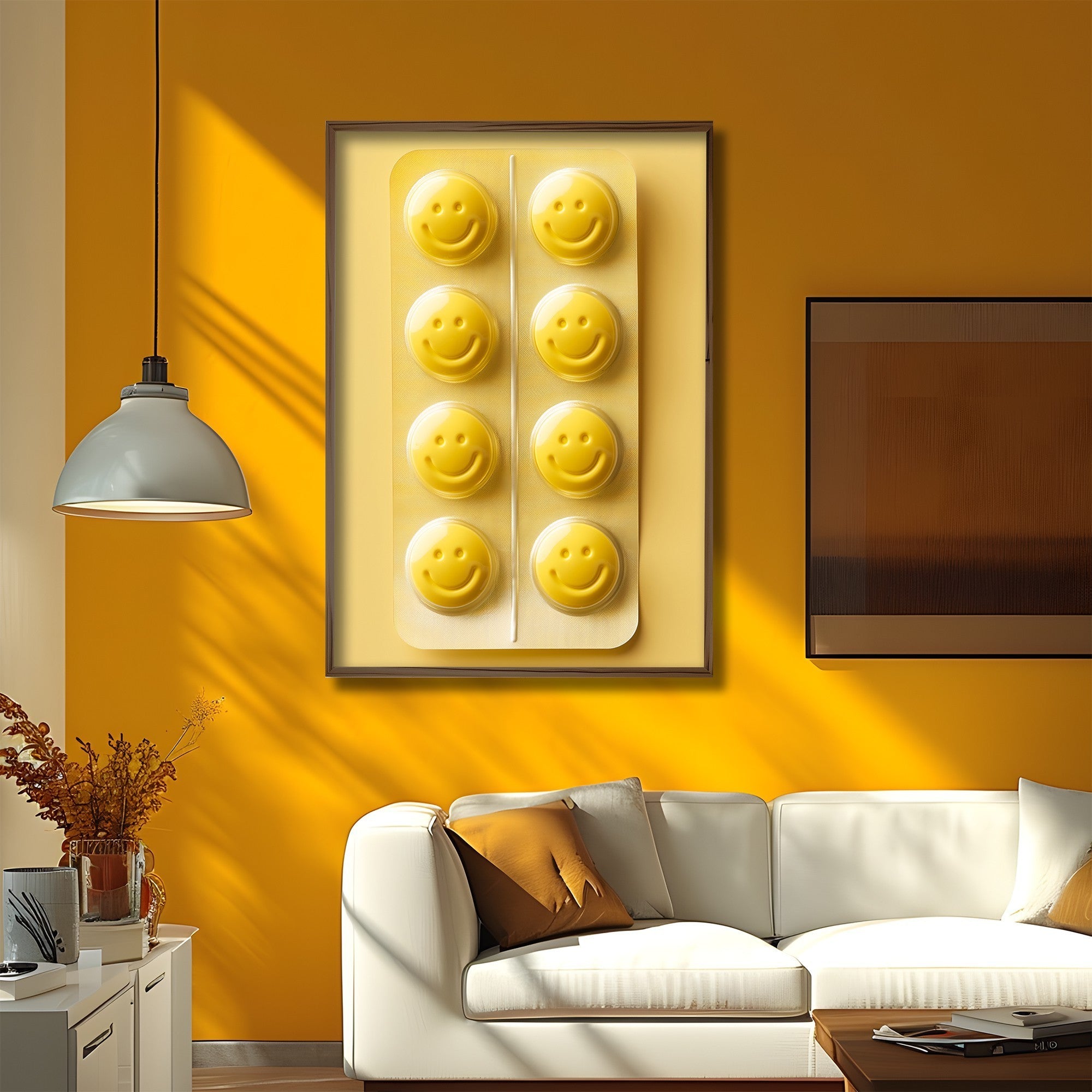 Quadro Decorativo MDF Emoldurado Multicolor 35x47cm - Impressão UV em Madeira de Pinho