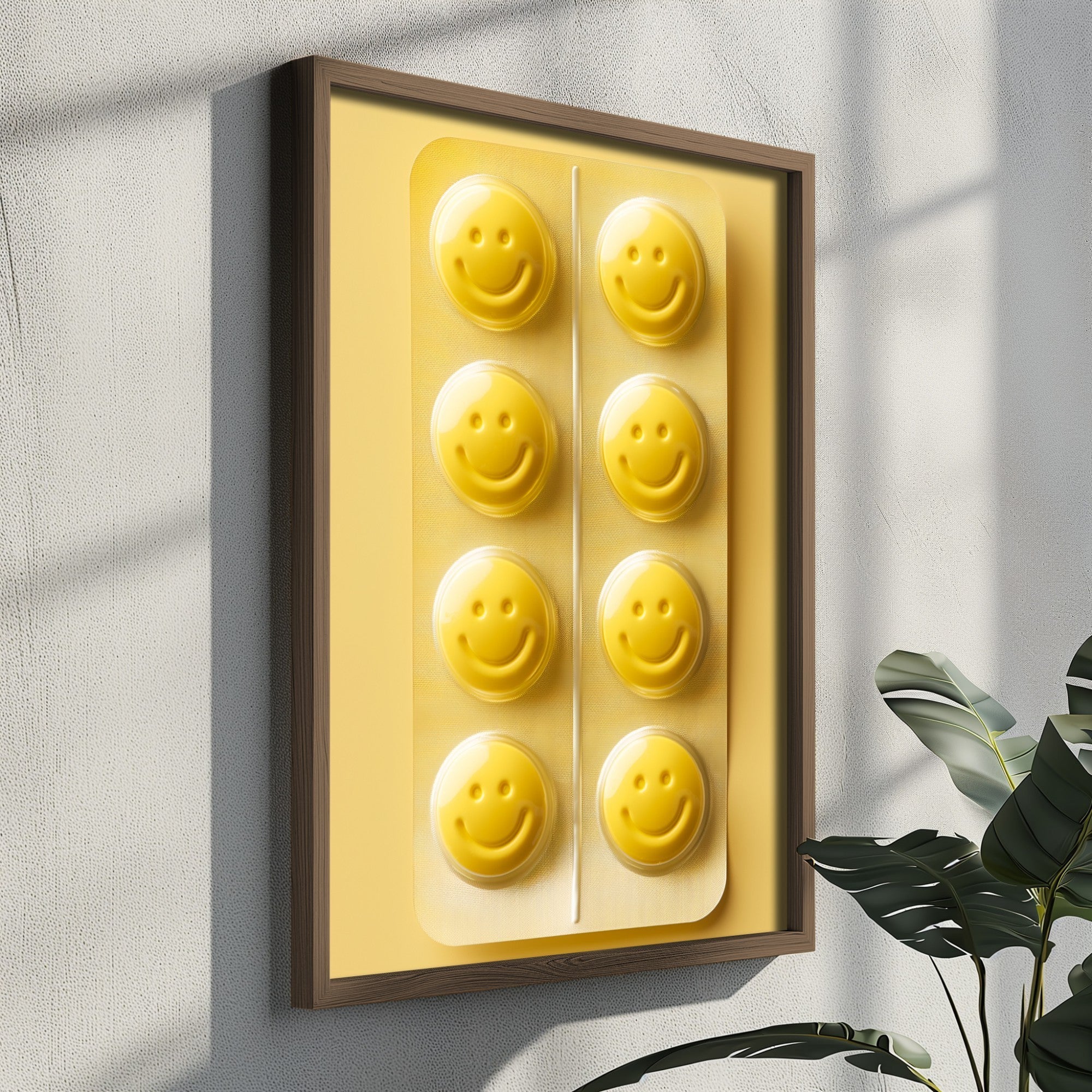 Quadro Decorativo MDF Emoldurado Multicolor 35x47cm - Impressão UV em Madeira de Pinho