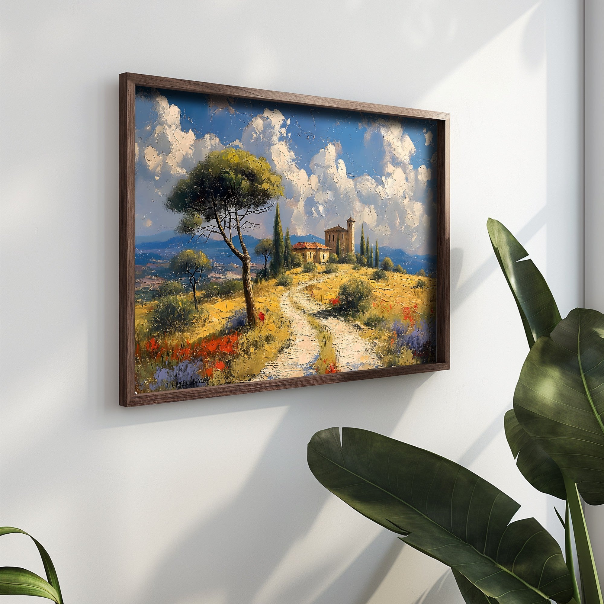 Quadro Decorativo MDF Emoldurado Multicolor GE065-L - Impressão UV em Madeira de Pinho 35x47cm
