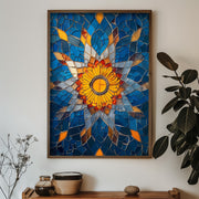 Quadro Decorativo MDF Emoldurado Multicolor GE067-L - Impressão UV em Madeira de Pinho 35x47cm