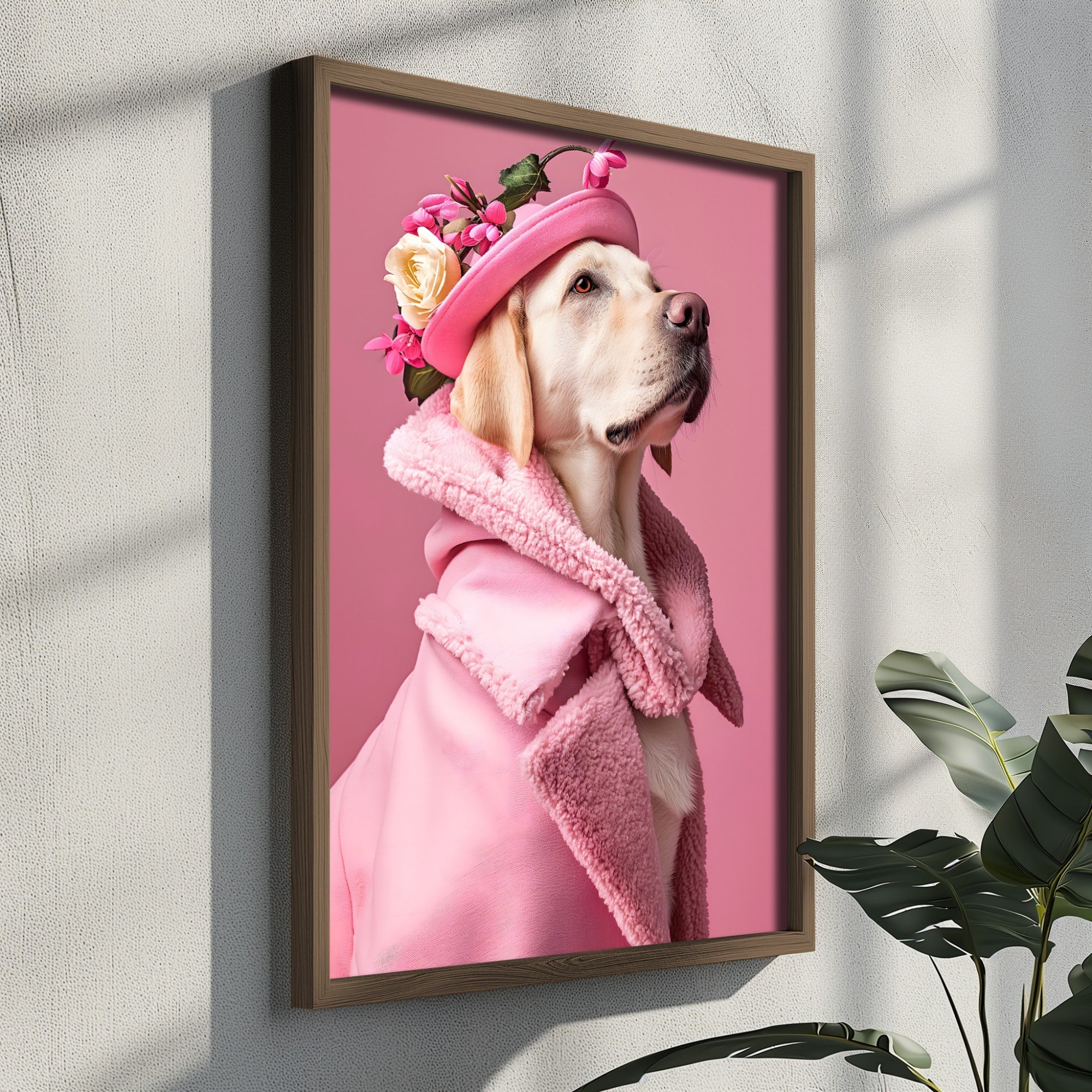 Quadro Decorativo MDF Emoldurado Multicolor GE077-L - Impressão UV em Madeira de Pinho 35x47cm