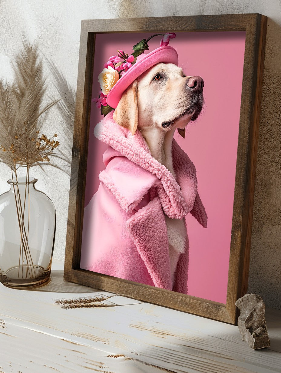 Quadro Decorativo MDF Emoldurado Multicolor GE077-L - Impressão UV em Madeira de Pinho 35x47cm