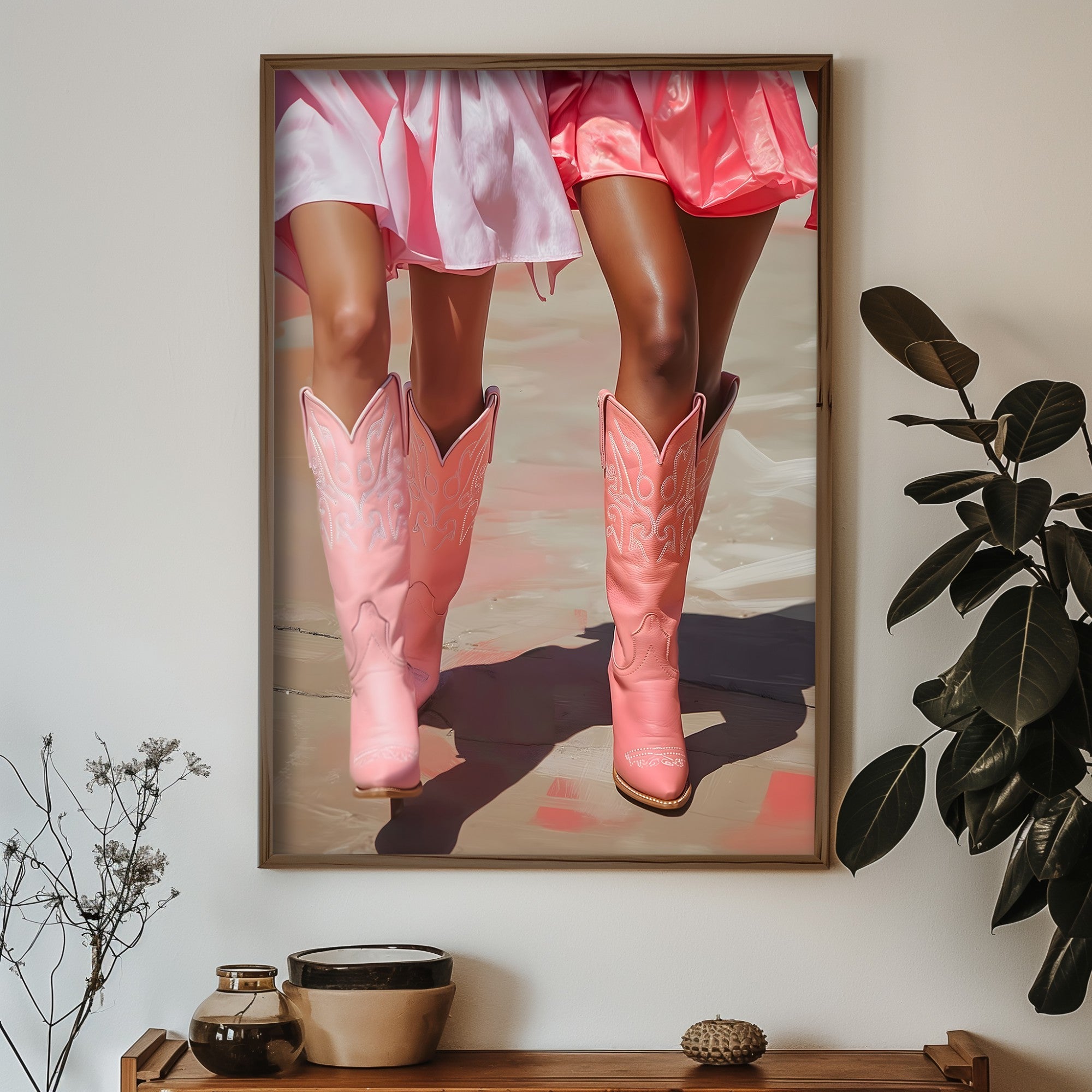 Quadro Decorativo MDF Emoldurado Multicolor 35x47cm - Impressão UV em Madeira de Pinho