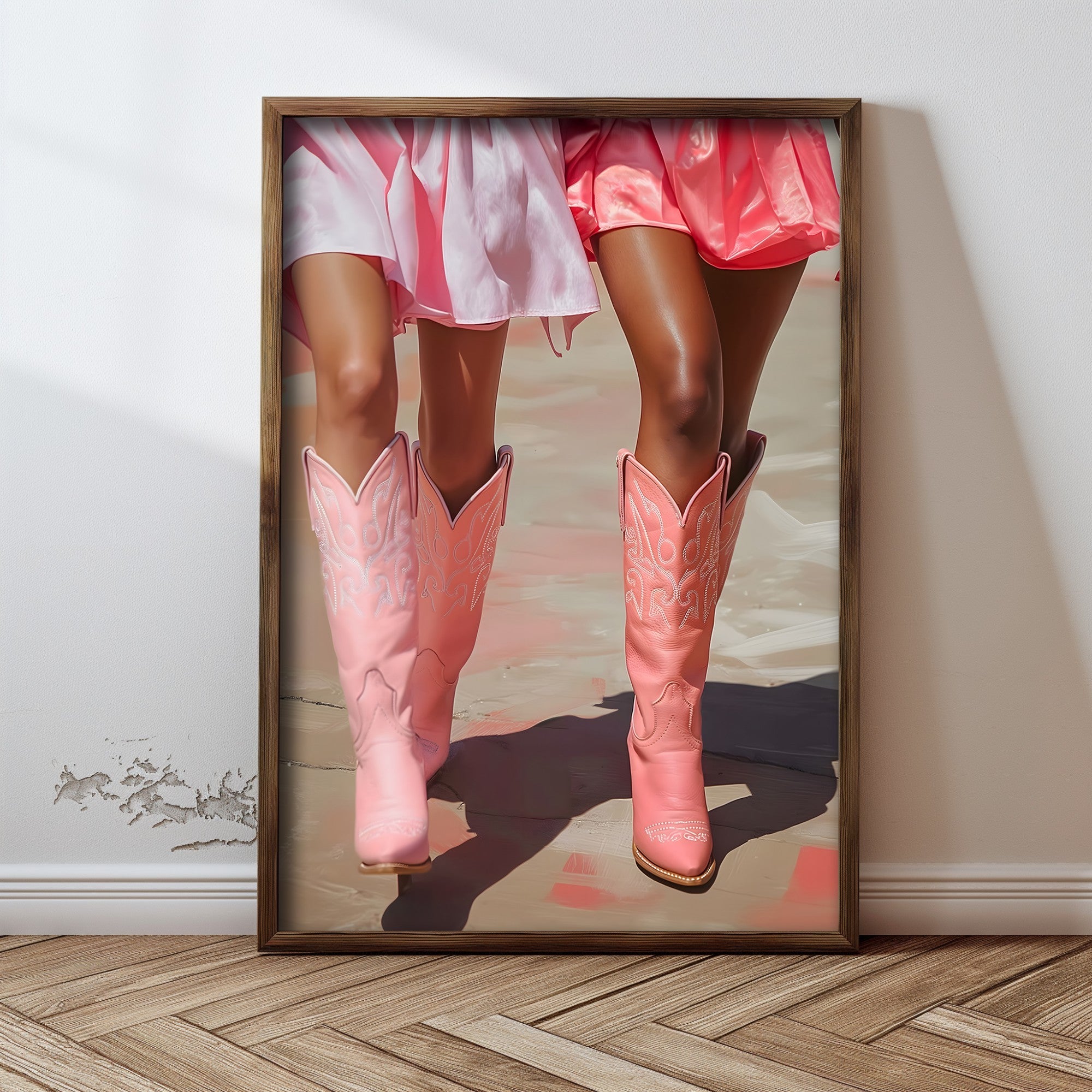 Quadro Decorativo MDF Emoldurado Multicolor 35x47cm - Impressão UV em Madeira de Pinho