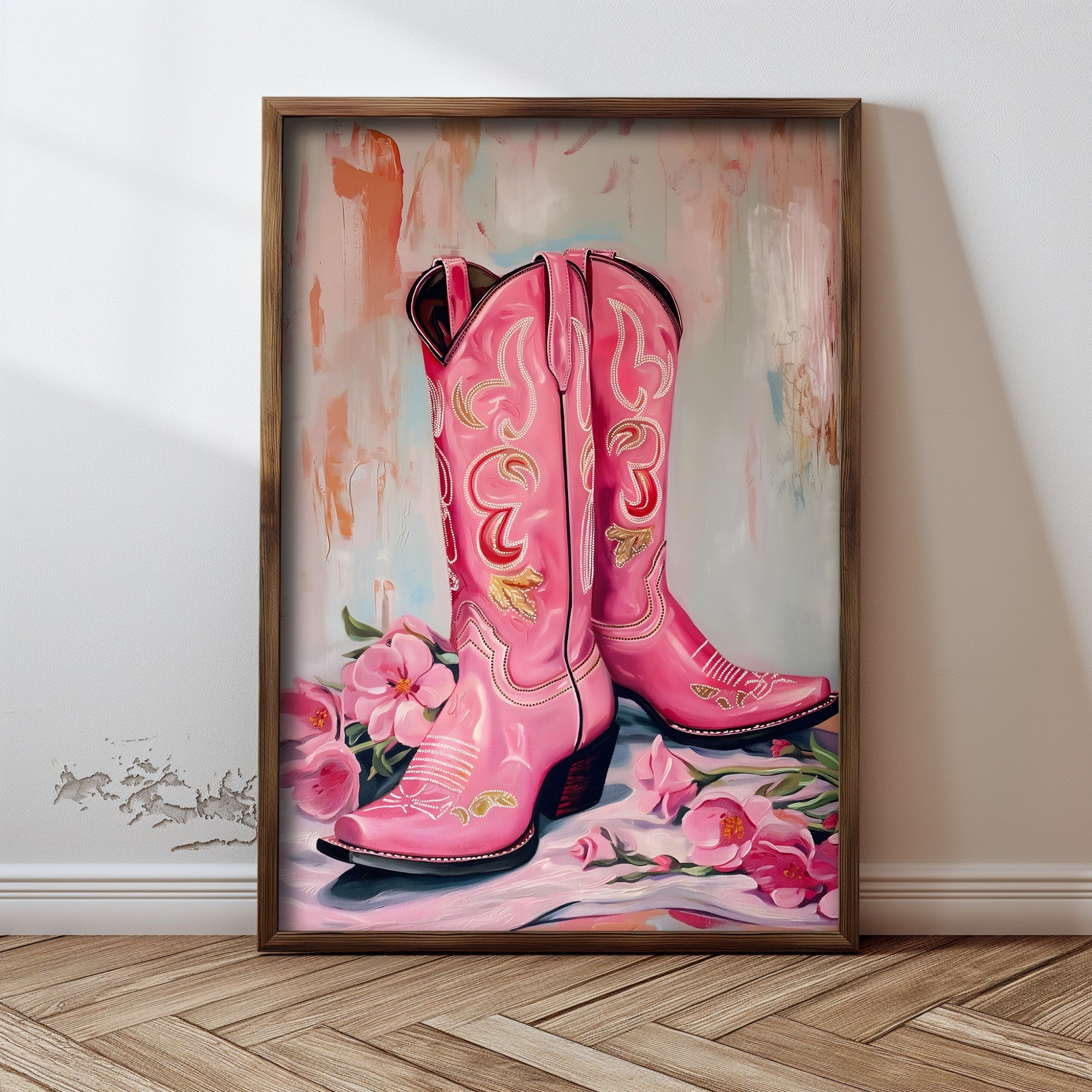 Quadro Decorativo MDF Emoldurado Multicolor GE083-L - Impressão UV em Madeira de Pinho 35x47cm