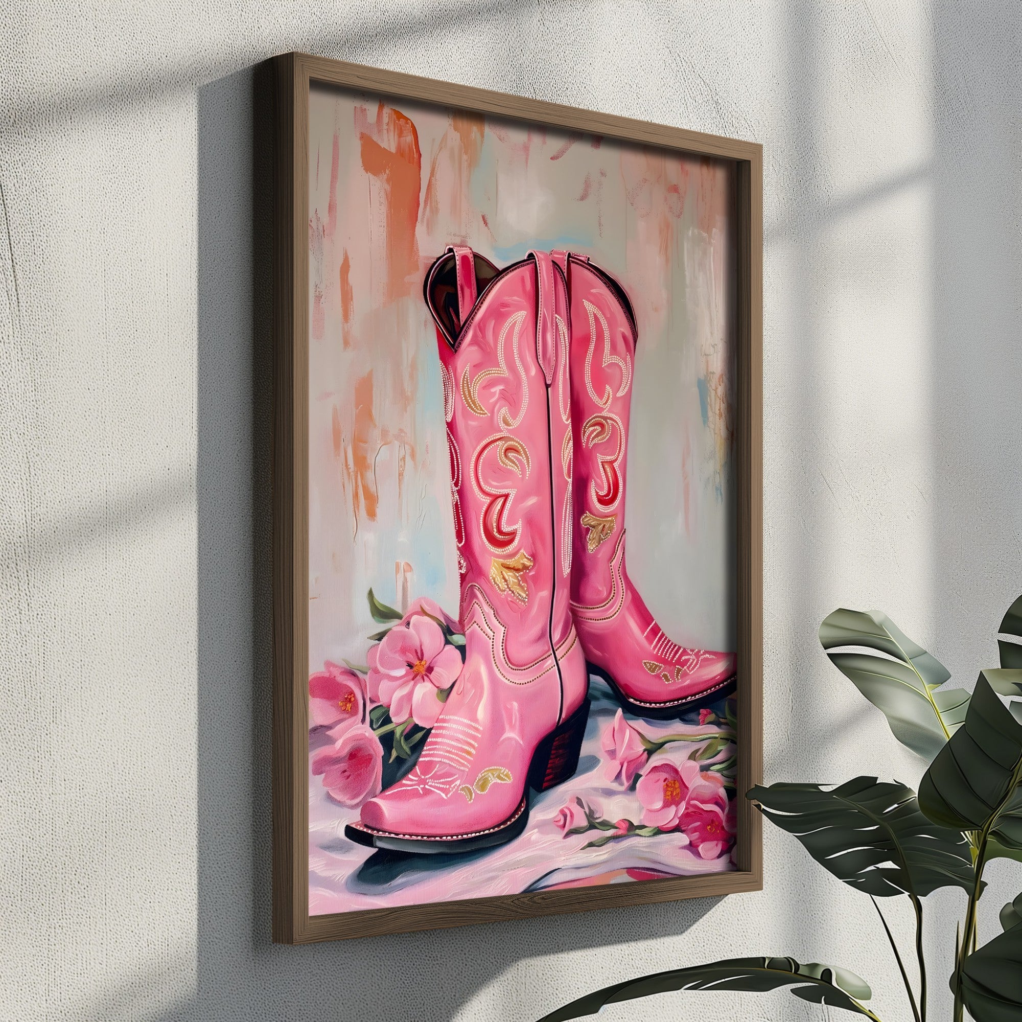 Quadro Decorativo MDF Emoldurado Multicolor GE083-L - Impressão UV em Madeira de Pinho 35x47cm