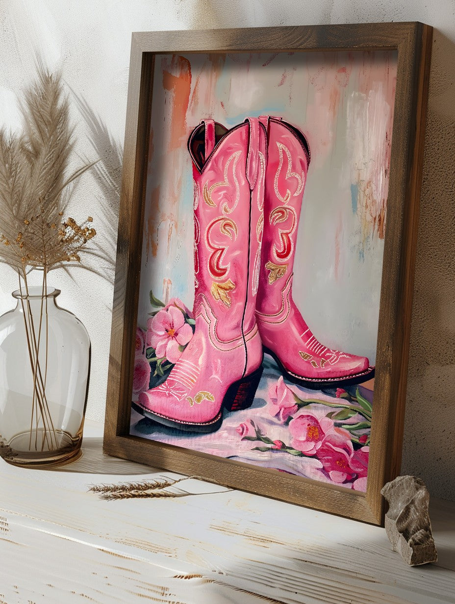 Quadro Decorativo MDF Emoldurado Multicolor GE083-L - Impressão UV em Madeira de Pinho 35x47cm