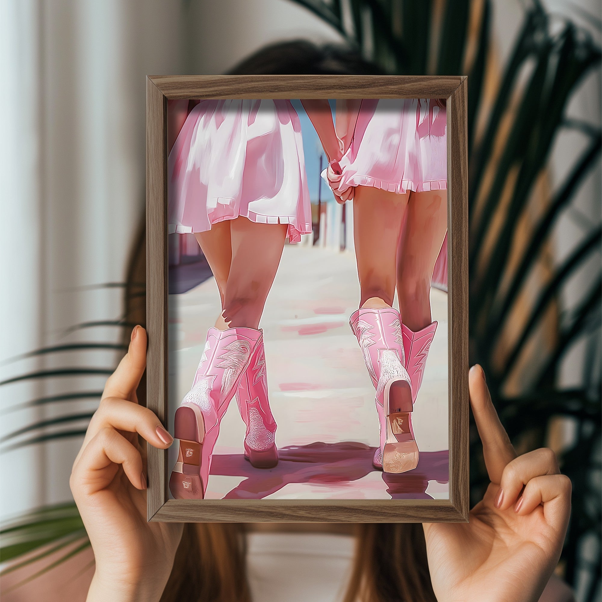 Quadro Decorativo MDF Emoldurado Multicolor GE085-L - Impressão UV em Madeira de Pinho 35x47cm