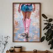 Quadro Decorativo MDF Emoldurado GE090-L Multicolor 35x47cm - Impressão UV em Madeira de Pinho