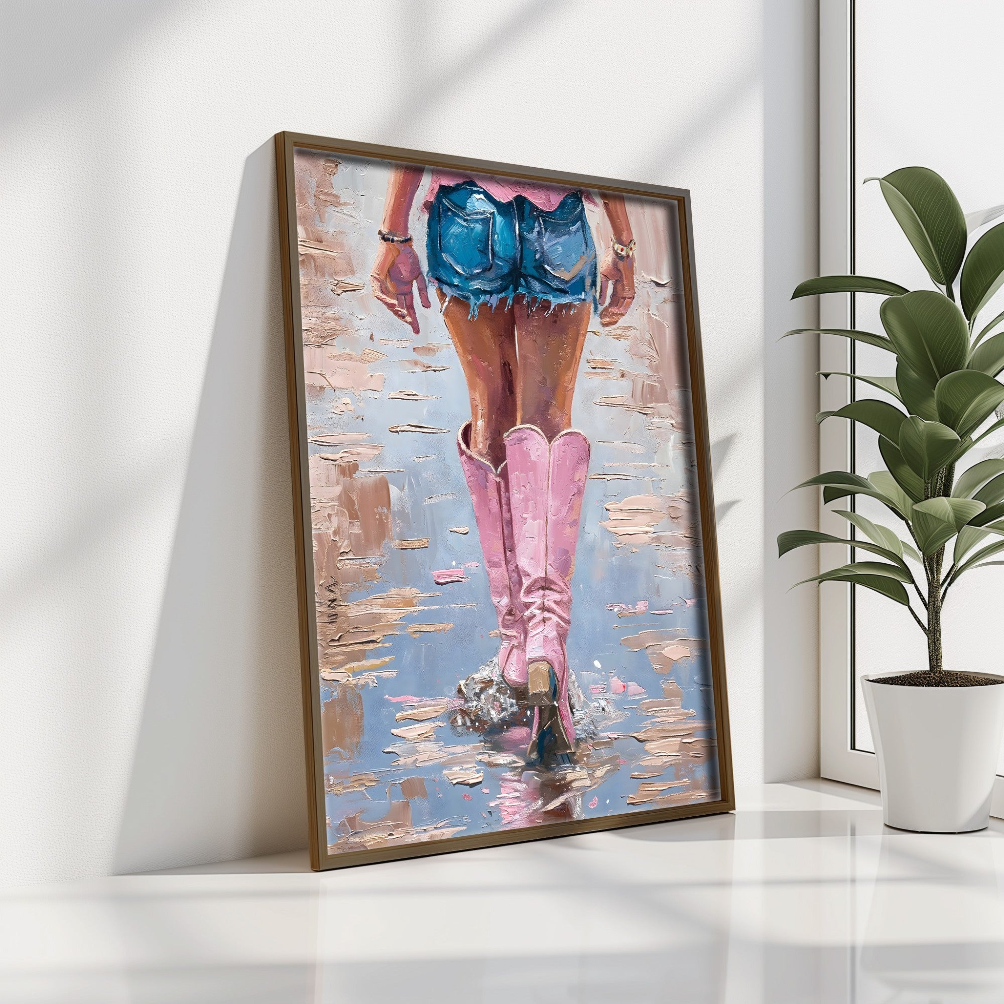 Quadro Decorativo MDF Emoldurado GE090-L Multicolor 35x47cm - Impressão UV em Madeira de Pinho