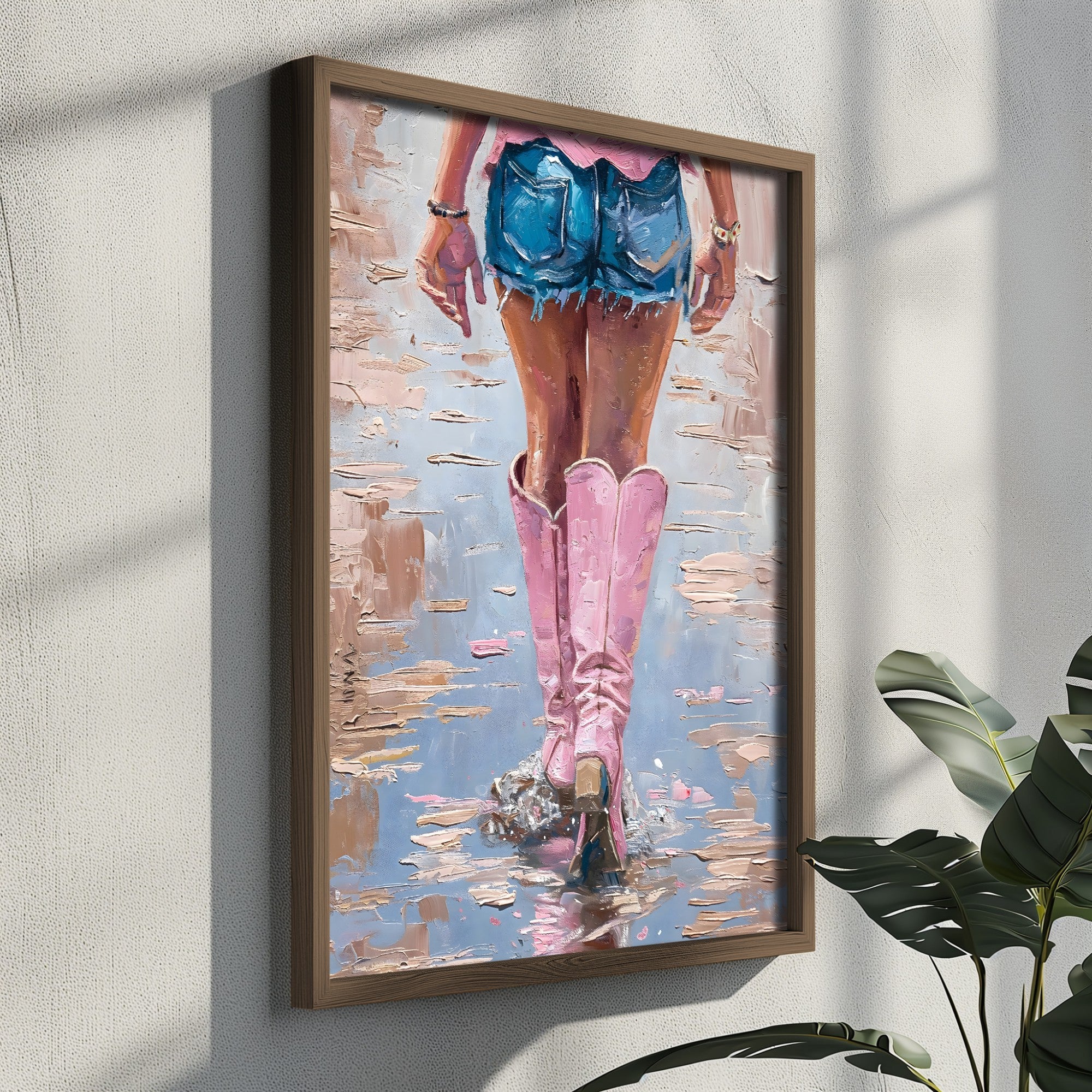 Quadro Decorativo MDF Emoldurado GE090-L Multicolor 35x47cm - Impressão UV em Madeira de Pinho