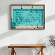 Quadro Decorativo MDF Emoldurado Multicolor GE091-L - Impressão UV em Madeira de Pinho 35x47cm