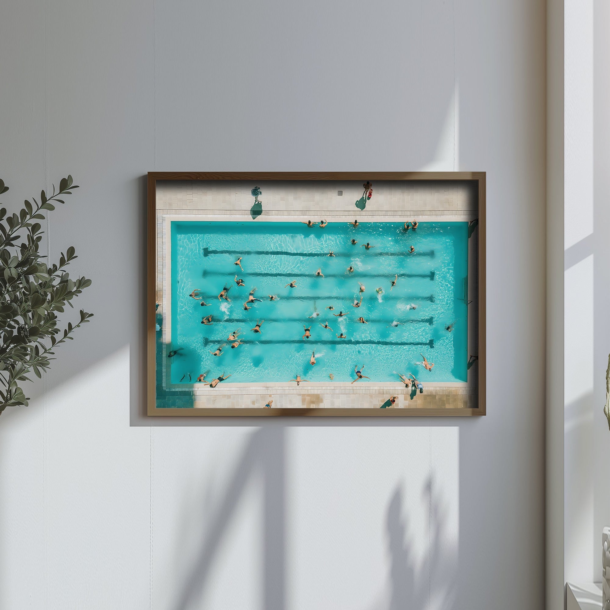 Quadro Decorativo MDF Emoldurado Multicolor GE091-L - Impressão UV em Madeira de Pinho 35x47cm