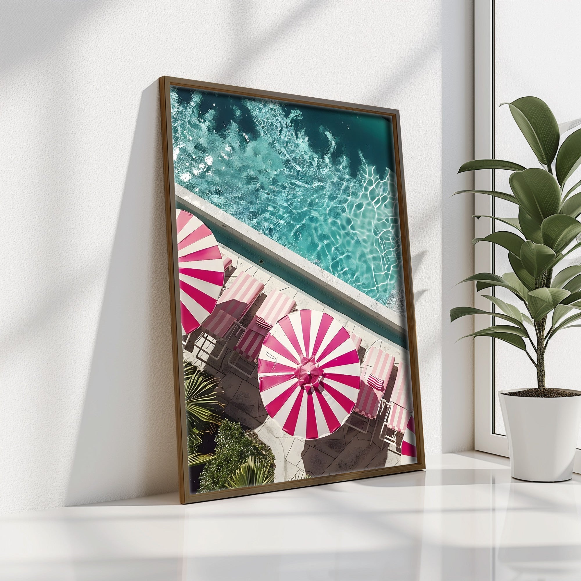 Quadro Decorativo MDF Emoldurado Multicolor 35x47cm - Impressão UV em Madeira de Pinho