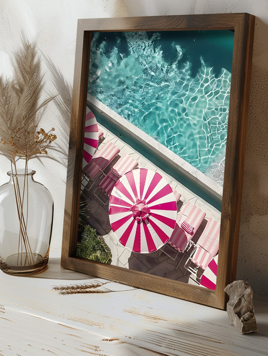 Quadro Decorativo MDF Emoldurado Multicolor 35x47cm - Impressão UV em Madeira de Pinho