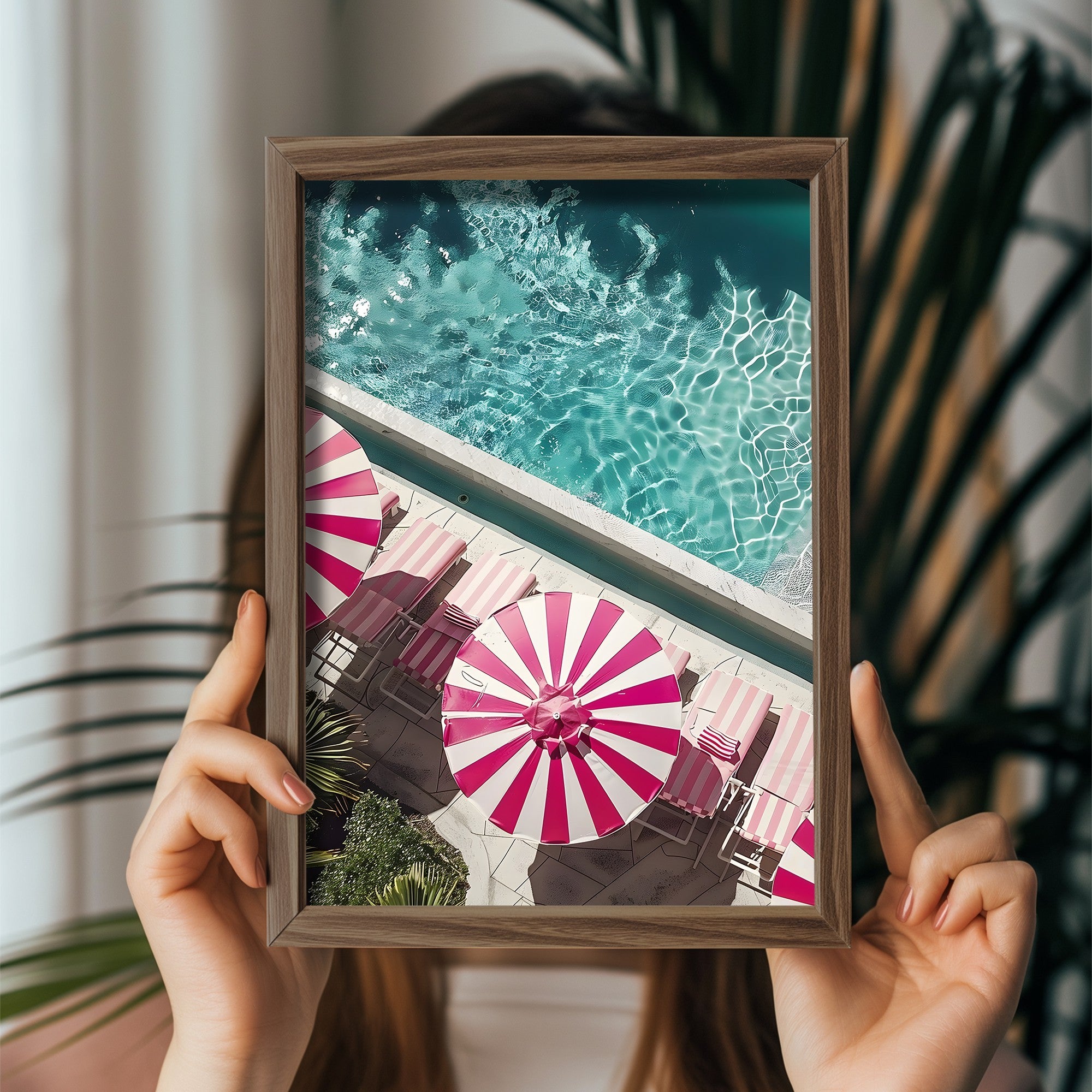 Quadro Decorativo MDF Emoldurado Multicolor 35x47cm - Impressão UV em Madeira de Pinho