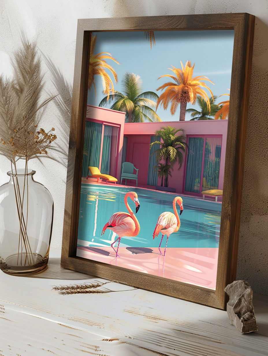 Quadro Decorativo MDF Emoldurado Multicolor GE093-L - Impressão UV em Madeira de Pinho 35x47cm