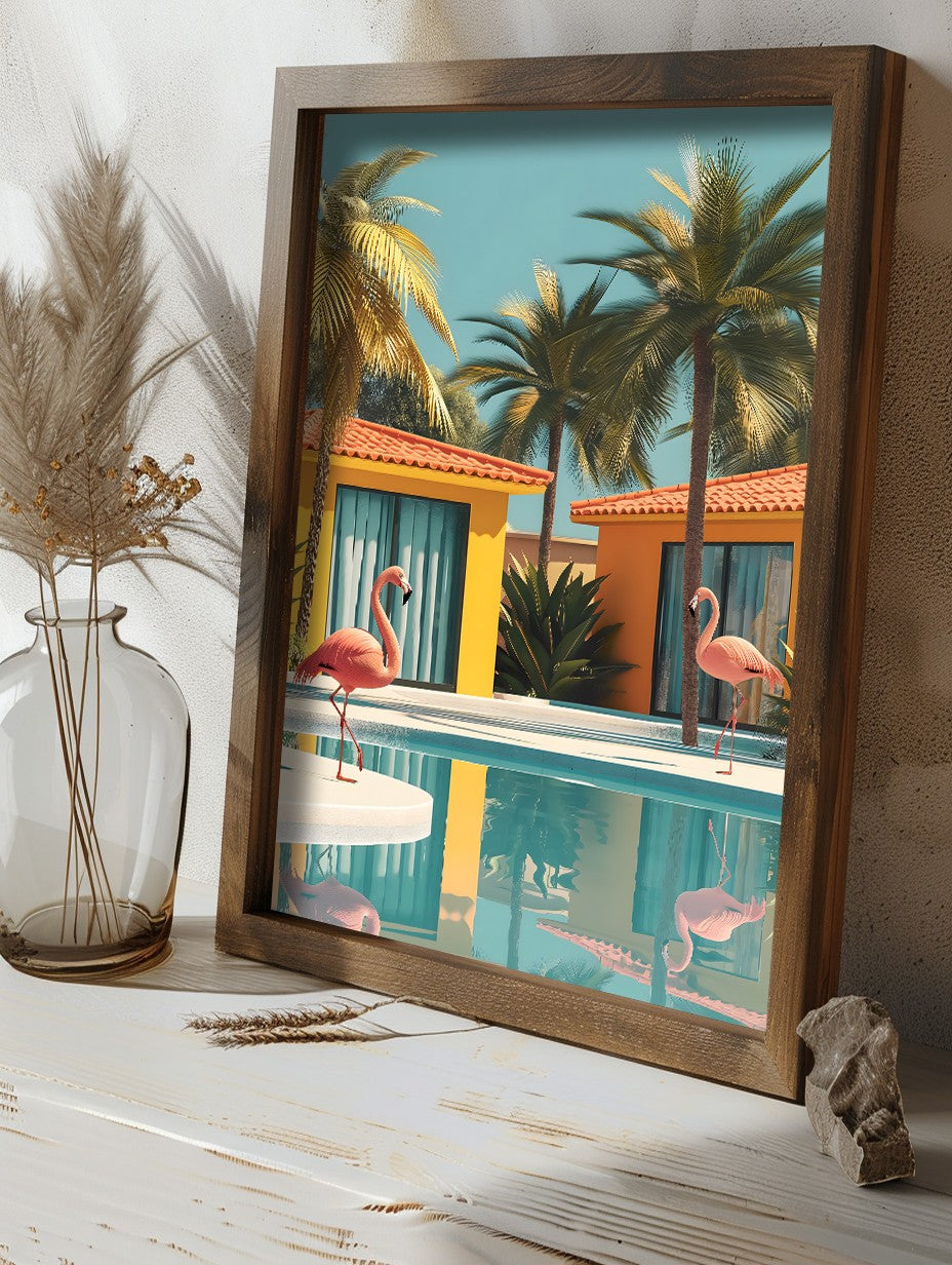 Quadro Decorativo MDF Emoldurado Multicolor 35x47cm - Impressão UV em Madeira de Pinho