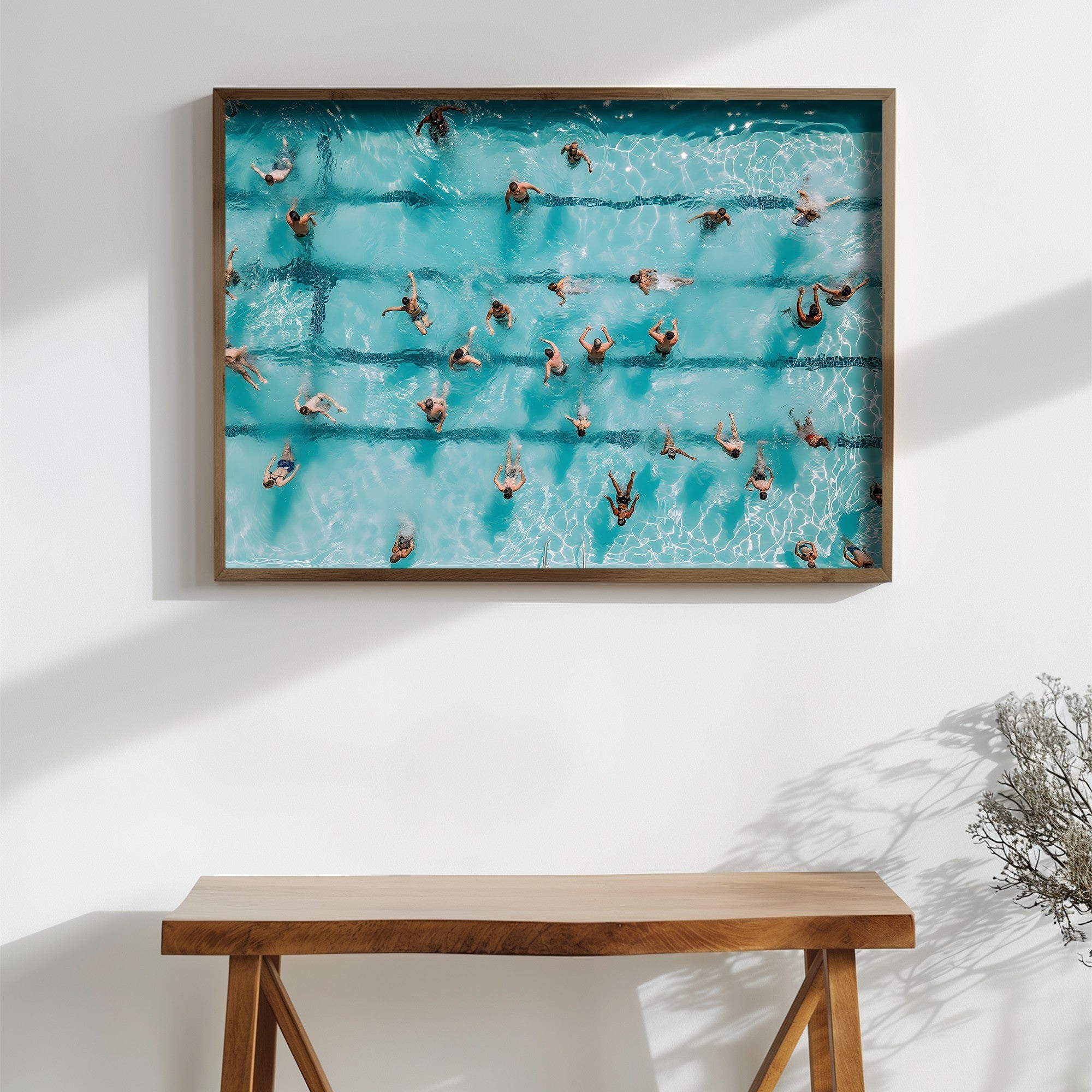 Quadro Decorativo MDF Emoldurado Multicolor GE095-L - Impressão UV em Madeira de Pinho 35x47cm