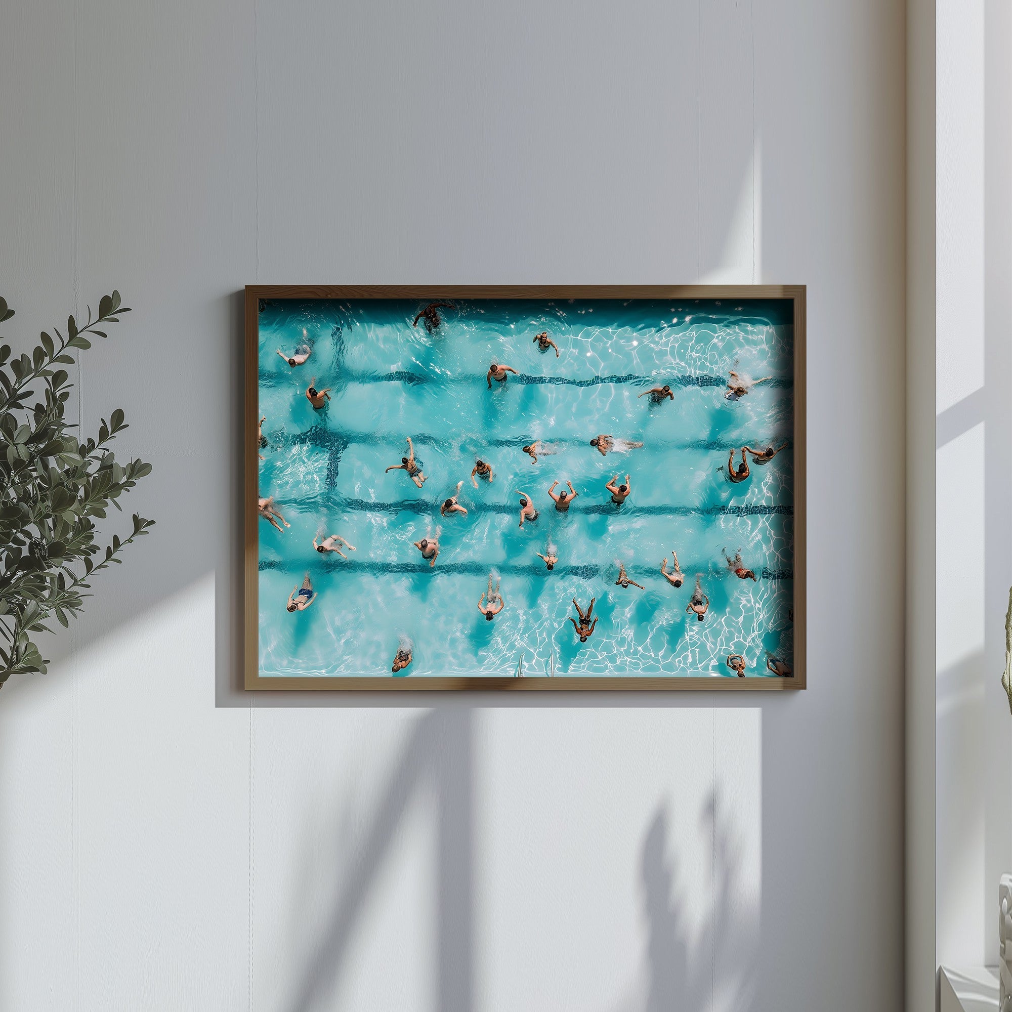 Quadro Decorativo MDF Emoldurado Multicolor GE095-L - Impressão UV em Madeira de Pinho 35x47cm