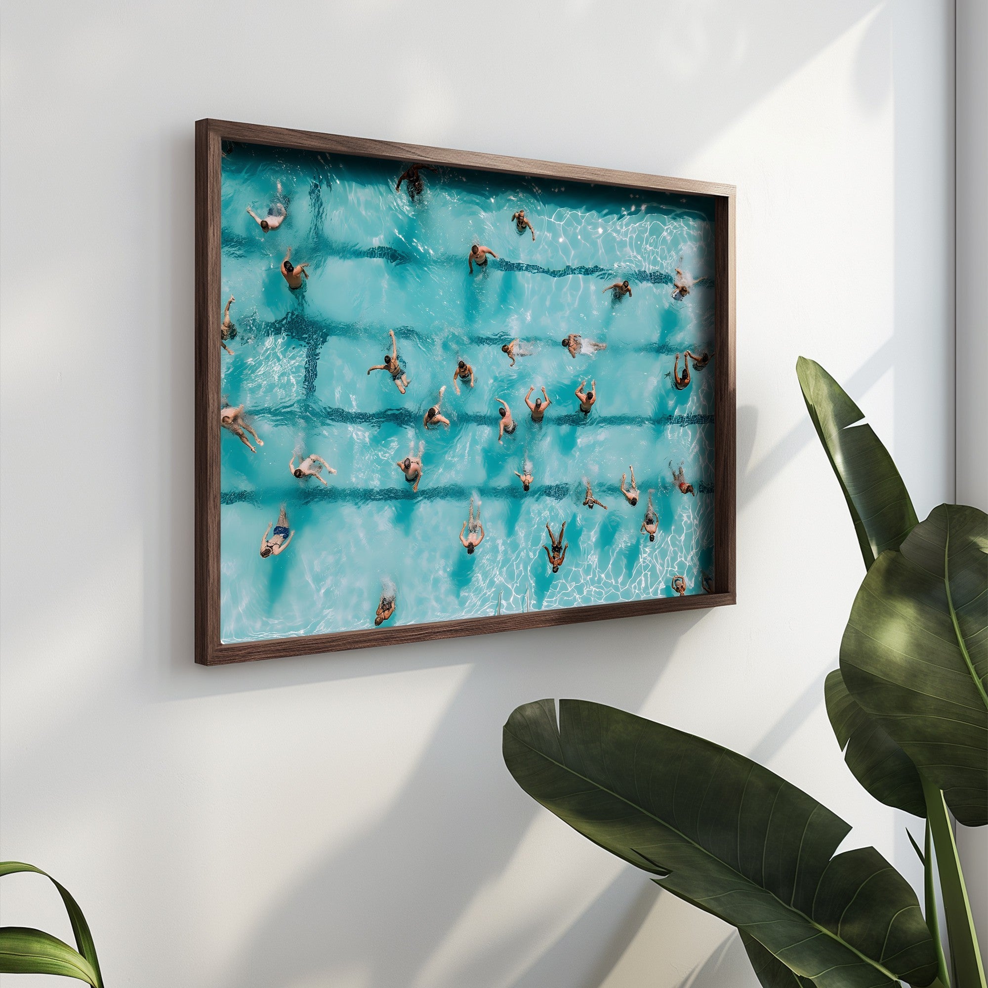 Quadro Decorativo MDF Emoldurado Multicolor GE095-L - Impressão UV em Madeira de Pinho 35x47cm