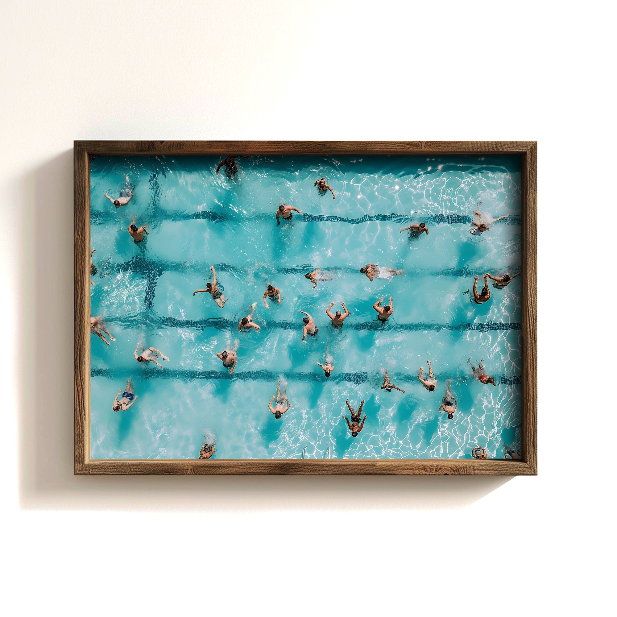 Quadro Decorativo MDF Emoldurado Multicolor GE095-L - Impressão UV em Madeira de Pinho 35x47cm