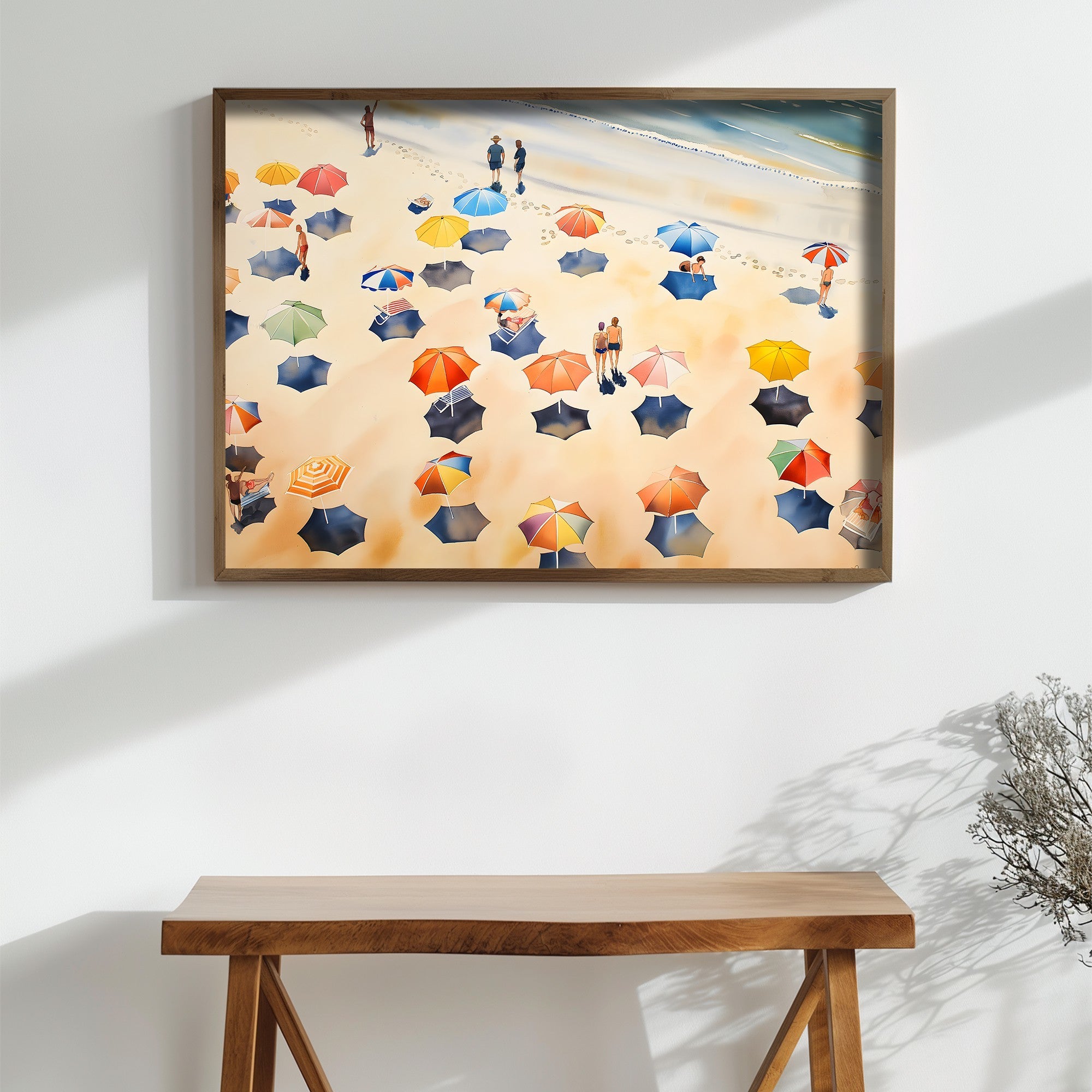 Quadro Decorativo MDF Emoldurado Multicolor GE096-L - Impressão UV em Madeira de Pinho 35x47cm