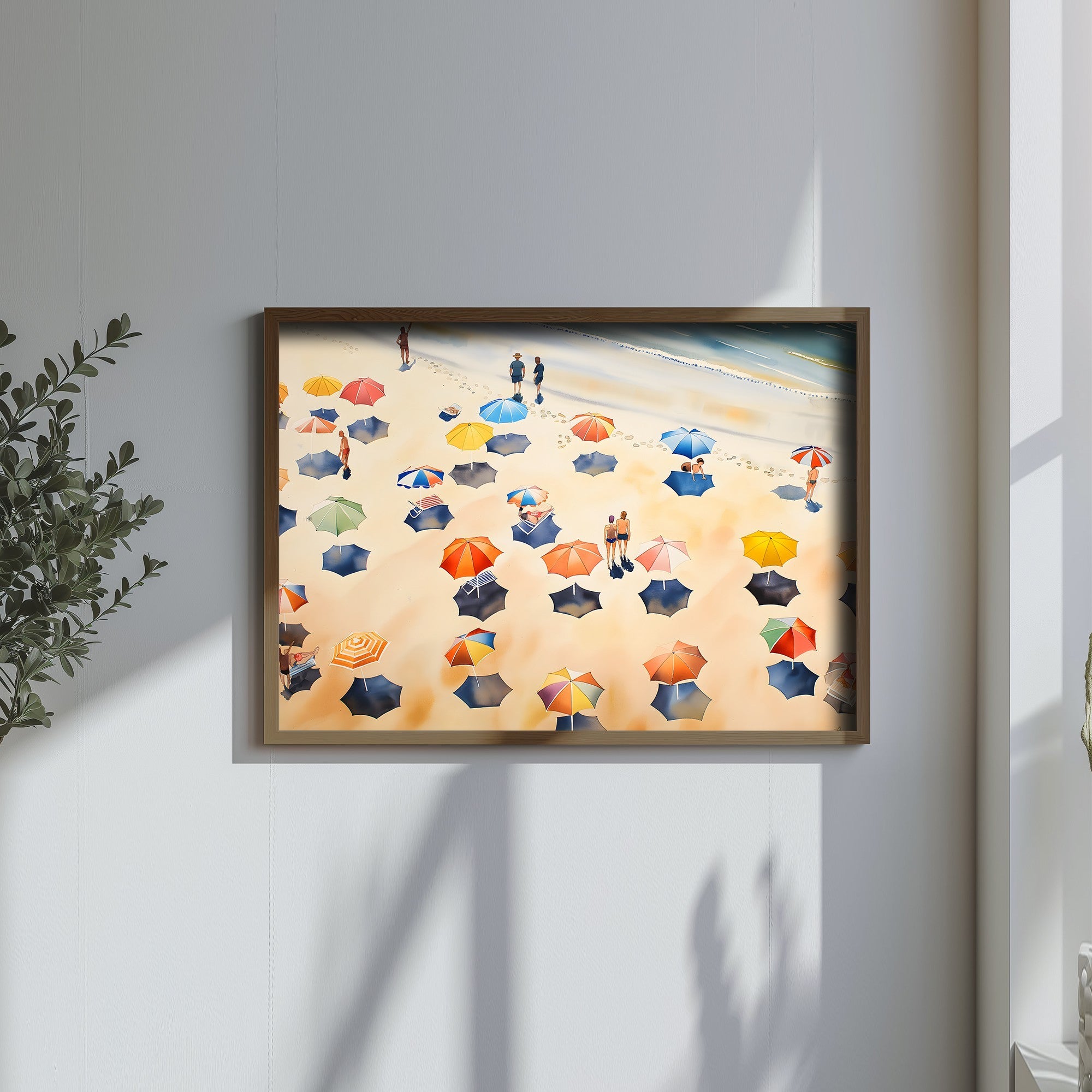 Quadro Decorativo MDF Emoldurado Multicolor GE096-L - Impressão UV em Madeira de Pinho 35x47cm