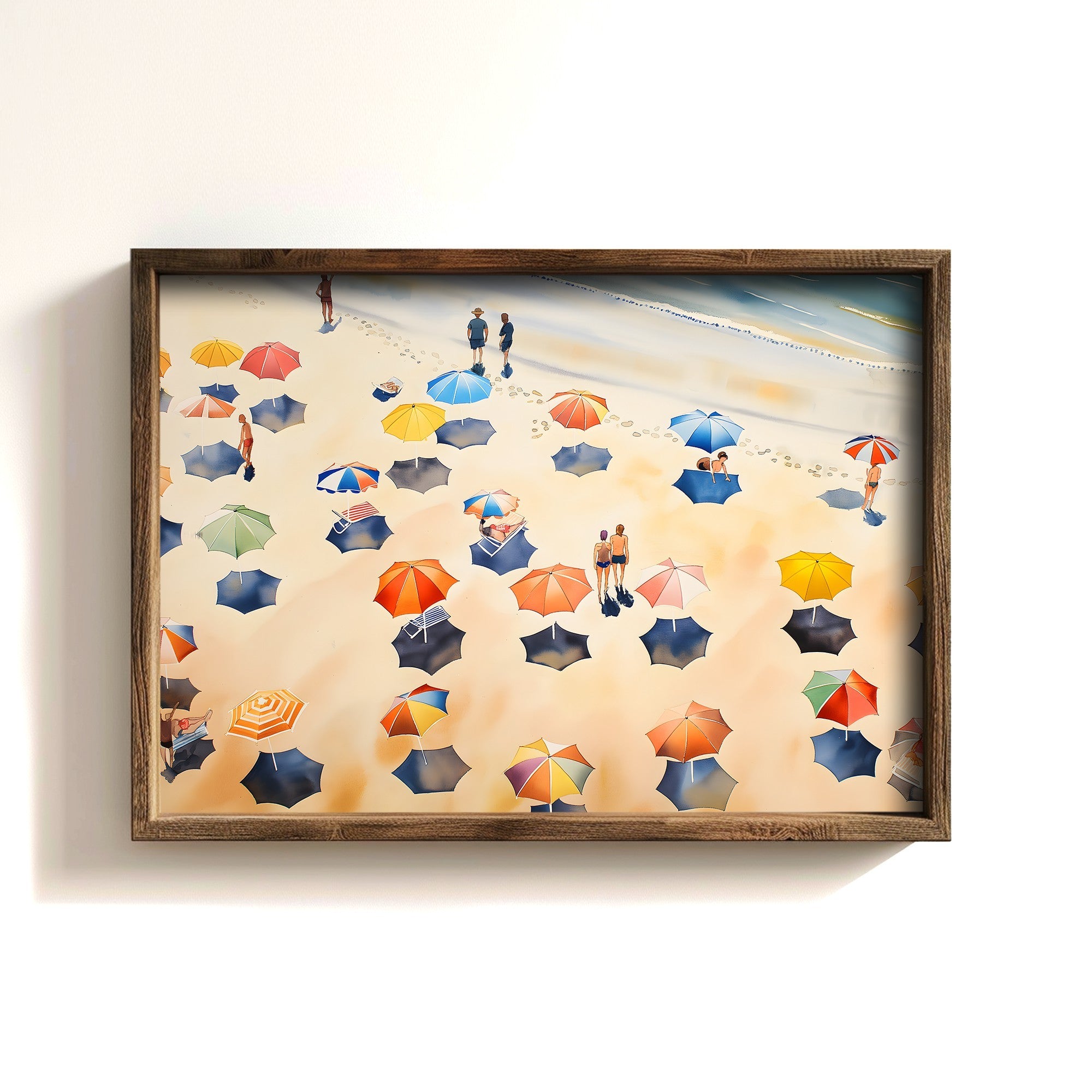 Quadro Decorativo MDF Emoldurado Multicolor GE096-L - Impressão UV em Madeira de Pinho 35x47cm