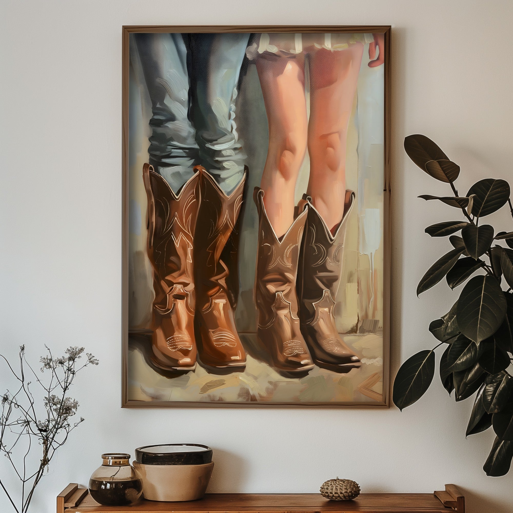 Quadro Decorativo MDF Emoldurado Multicolor GE097-L - Impressão UV em Madeira de Pinho 35x47cm