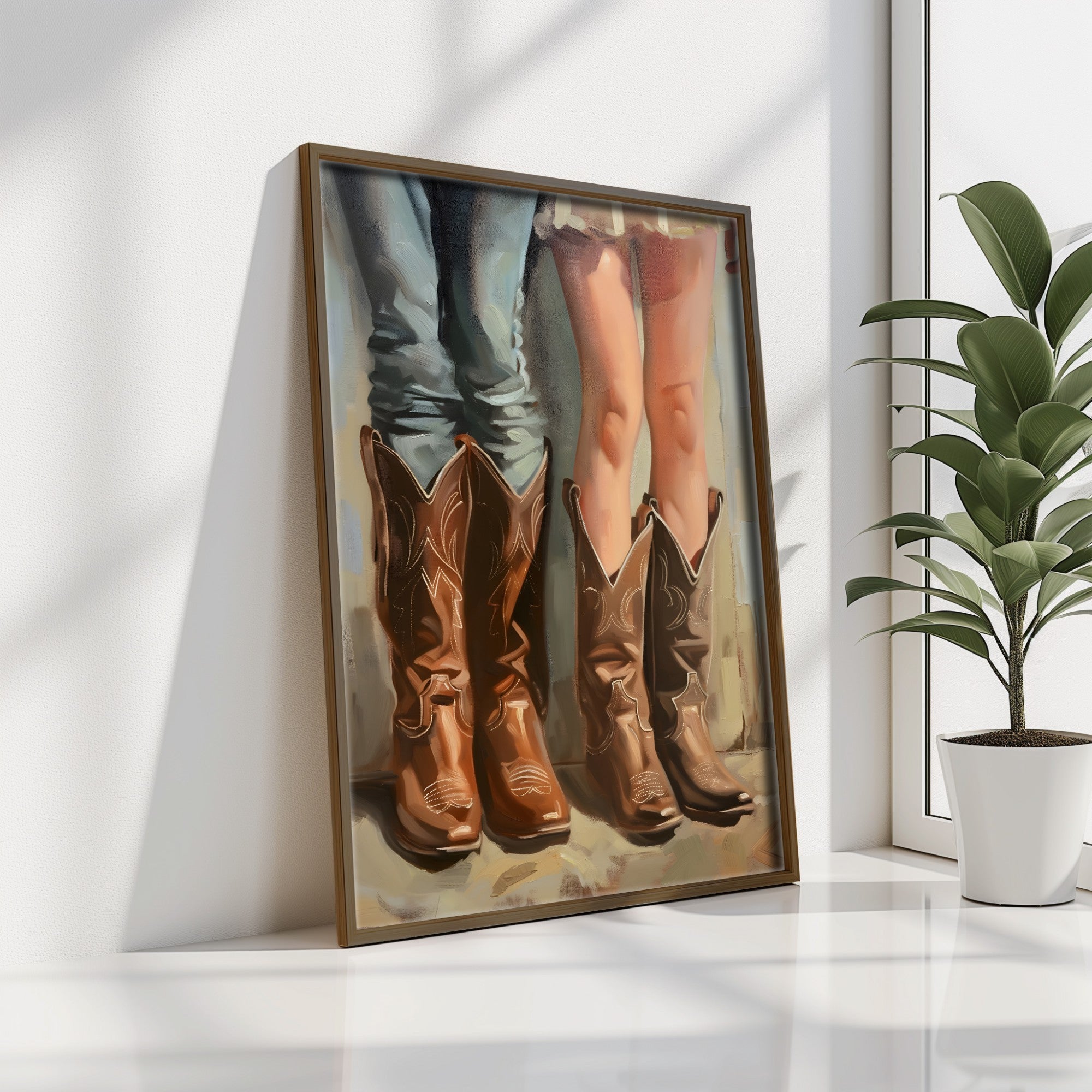 Quadro Decorativo MDF Emoldurado Multicolor GE097-L - Impressão UV em Madeira de Pinho 35x47cm