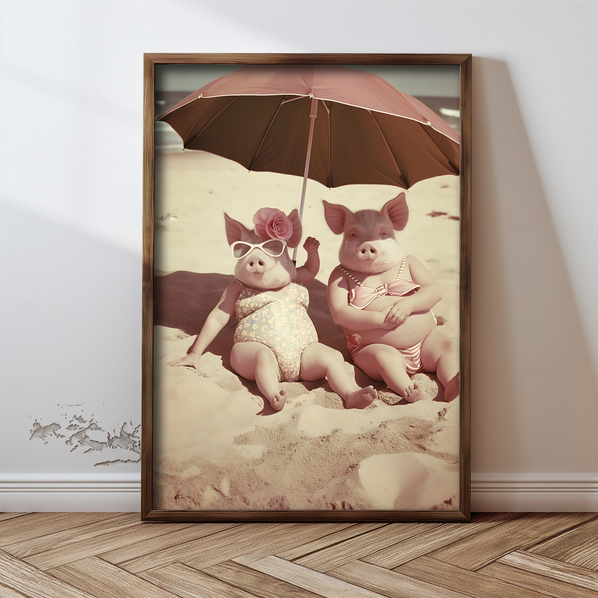 Quadro Decorativo MDF Emoldurado Multicolor GE098-L - Impressão UV em Madeira de Pinho 35x47cm