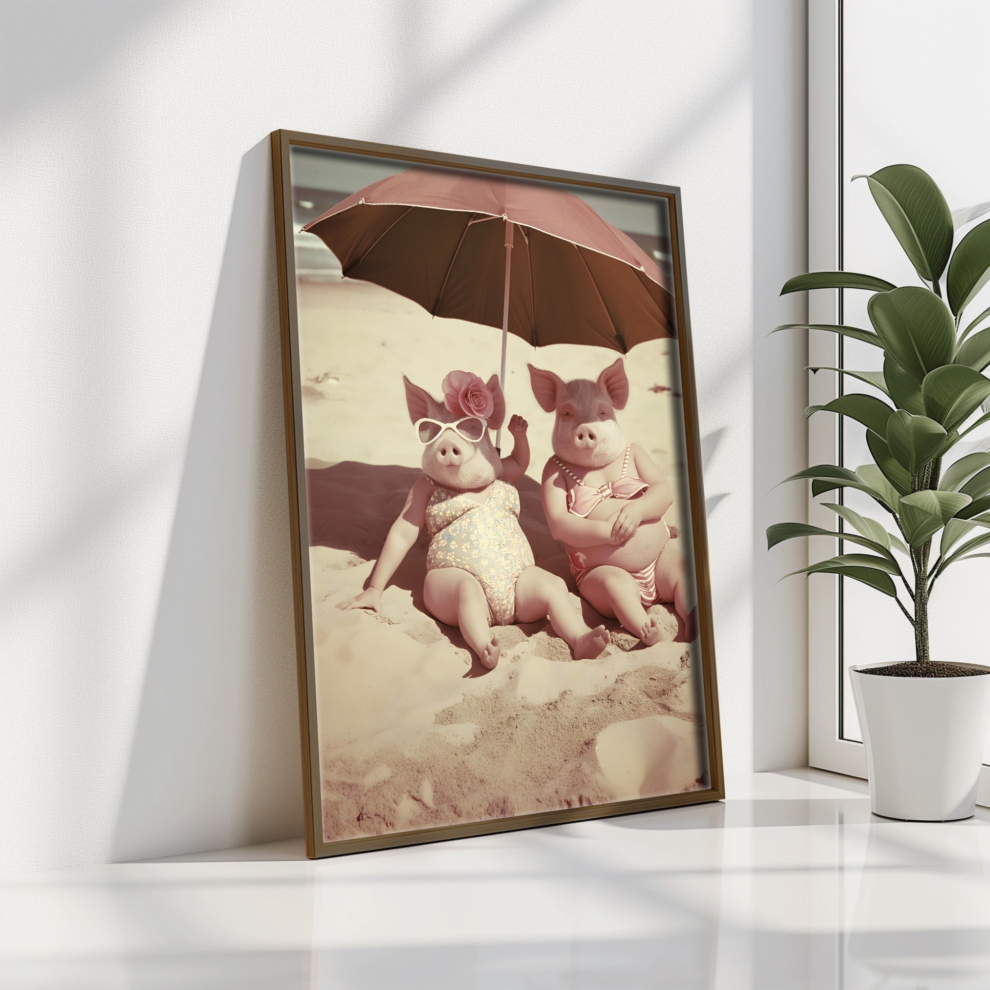 Quadro Decorativo MDF Emoldurado Multicolor GE098-L - Impressão UV em Madeira de Pinho 35x47cm