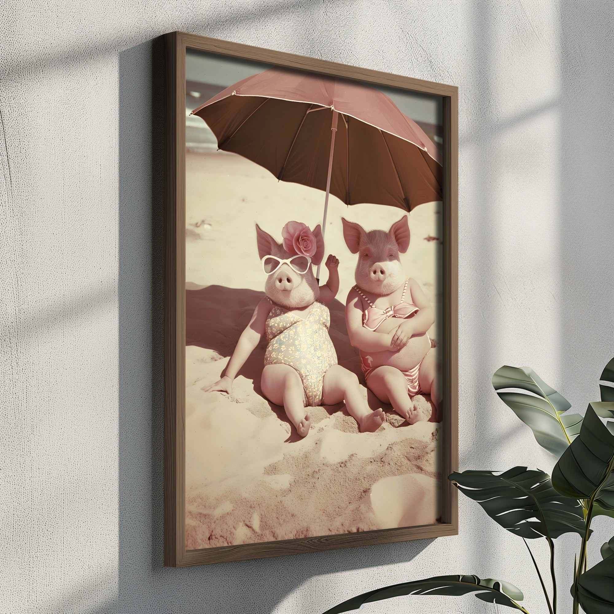 Quadro Decorativo MDF Emoldurado Multicolor GE098-L - Impressão UV em Madeira de Pinho 35x47cm