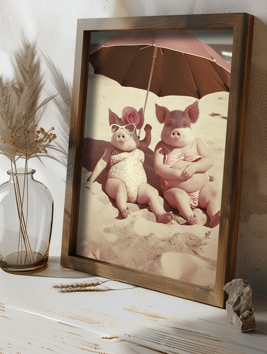 Quadro Decorativo MDF Emoldurado Multicolor GE098-L - Impressão UV em Madeira de Pinho 35x47cm